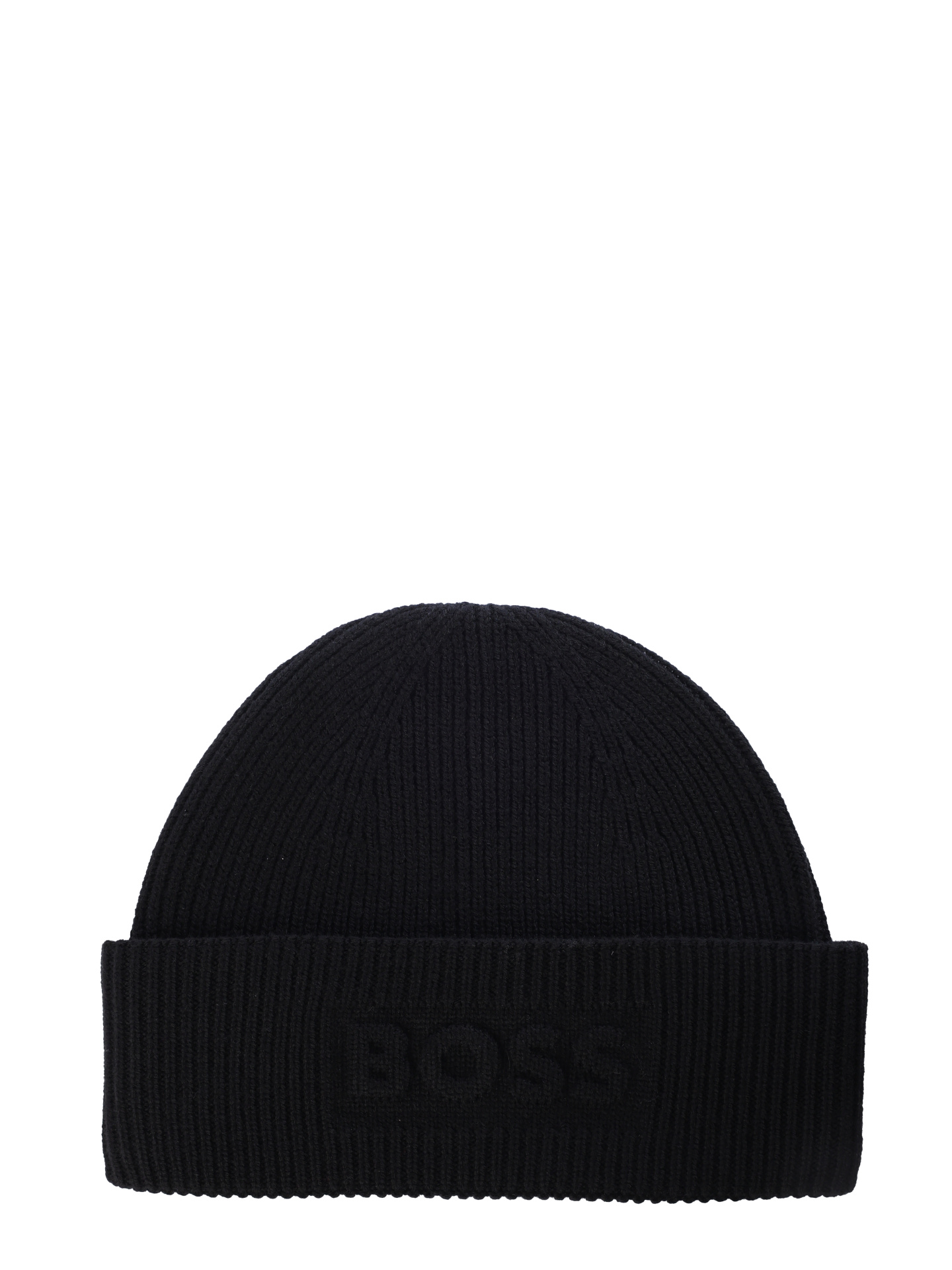 Шапка Boss 50524197 001 черная мужская с объемным логотипом — купить в интернет-магазине Verdistore