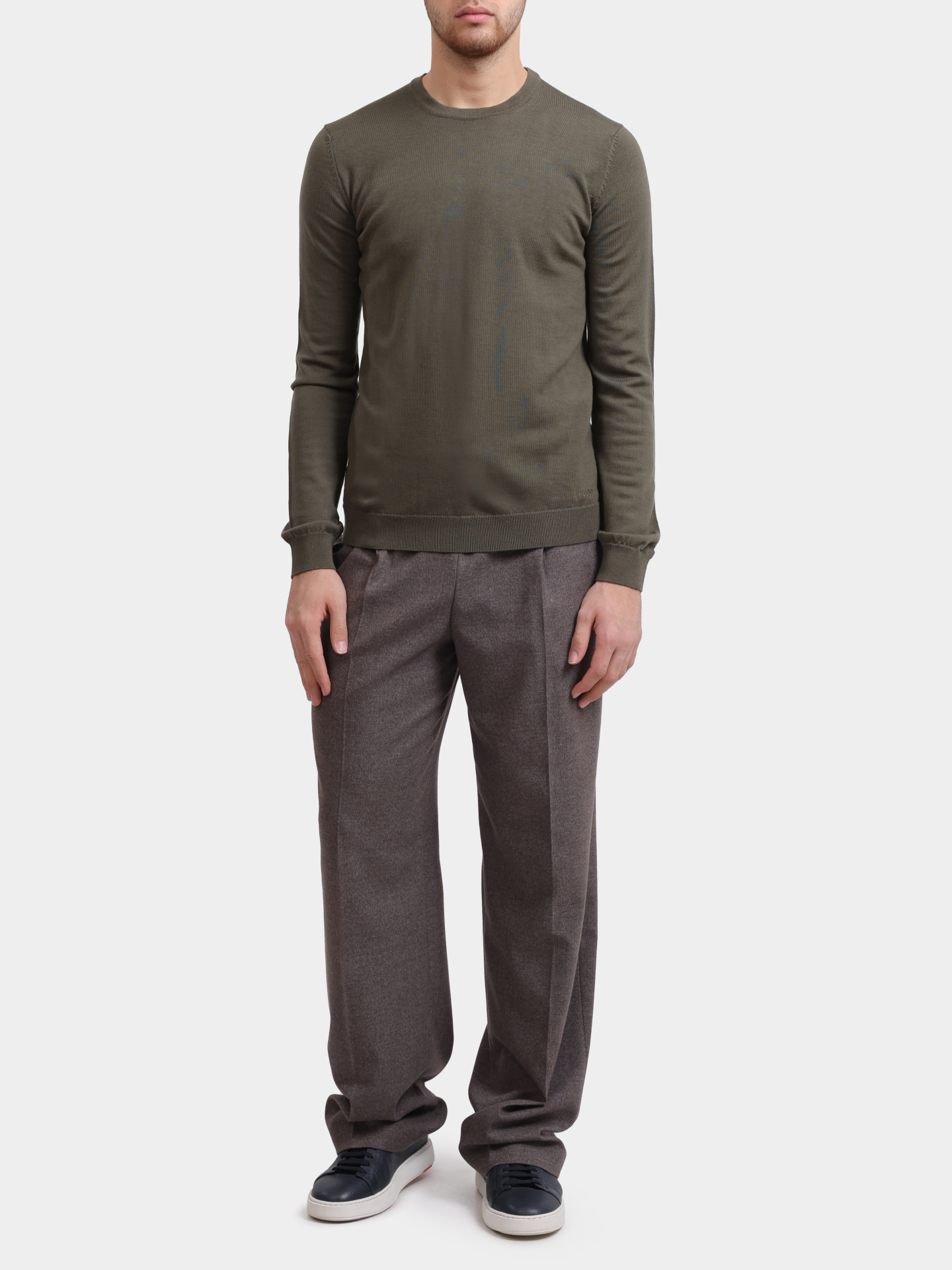 Свитер Hugo San Cedric-M1 10244128 мужской фактурной вязки — купить в интернет-магазине Verdistore