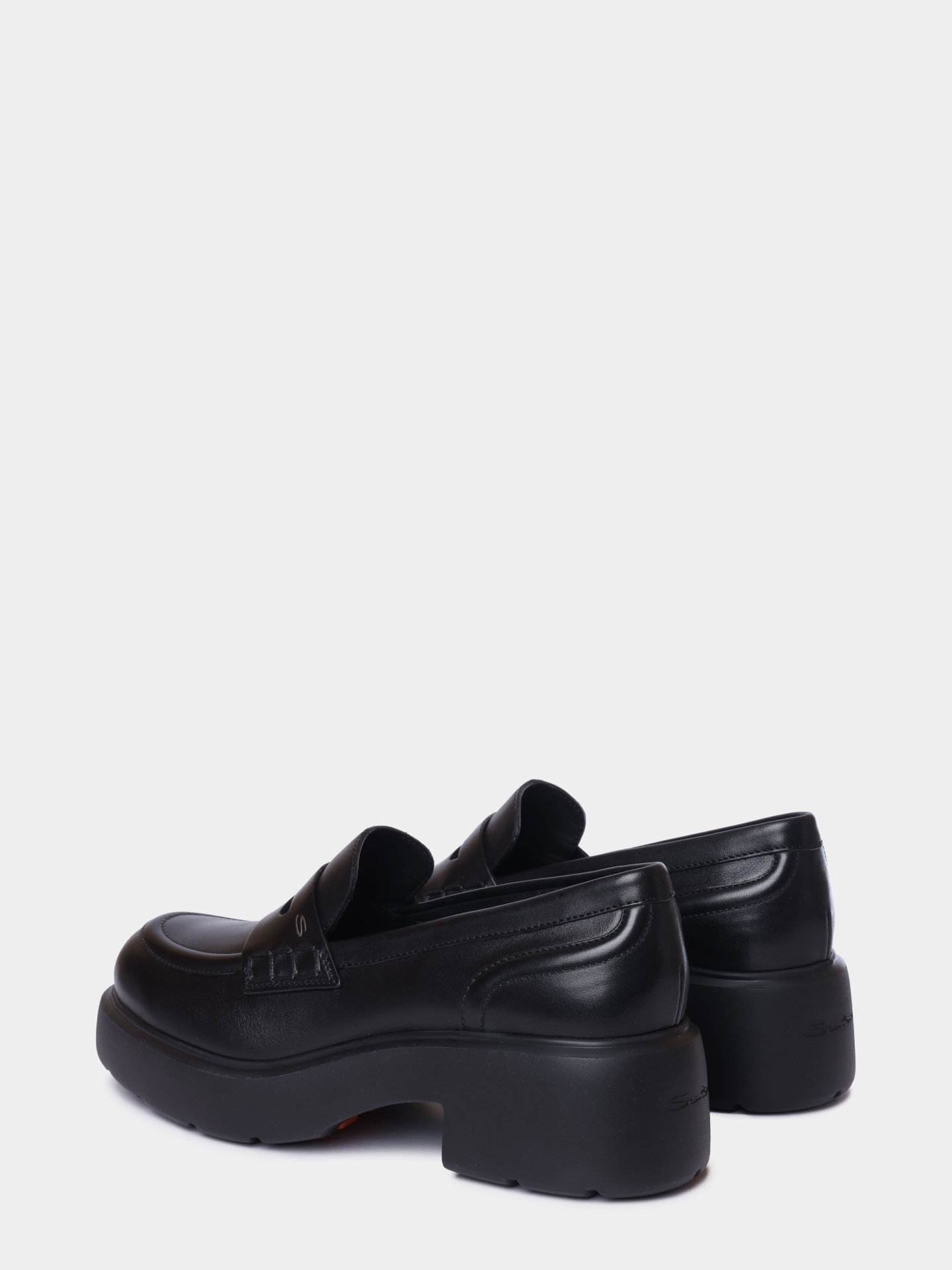 Лоферы Santoni WUEG71868SMOTDYLN01 кожаные женские — купить в интернет-магазине Verdistore