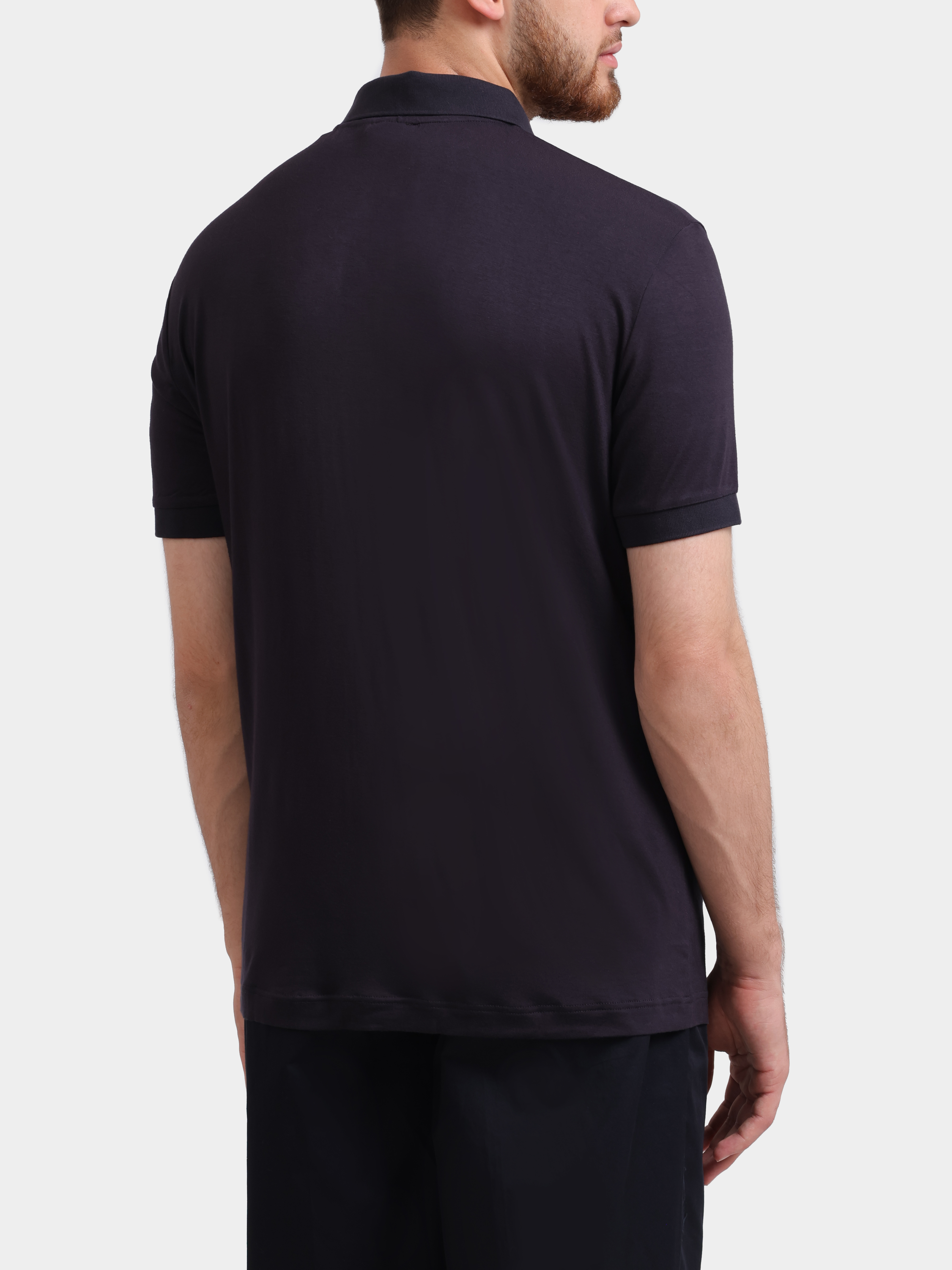 Поло Armani Exchange XM002372 AF21936 UB101 темно-синее мужское на молнии — купить в интернет-магазине Verdistore