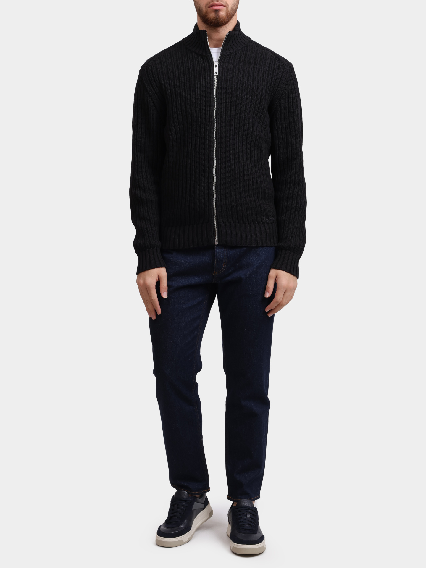 Кардиган Hugo 50546980 001 хлопковый мужской — купить в интернет-магазине Verdistore