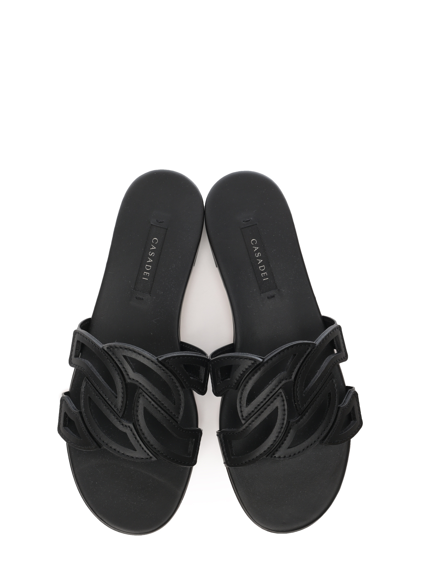 Шлепанцы Casadei 1M357X0001MIRAM9000 черные женские — купить в интернет-магазине Verdistore