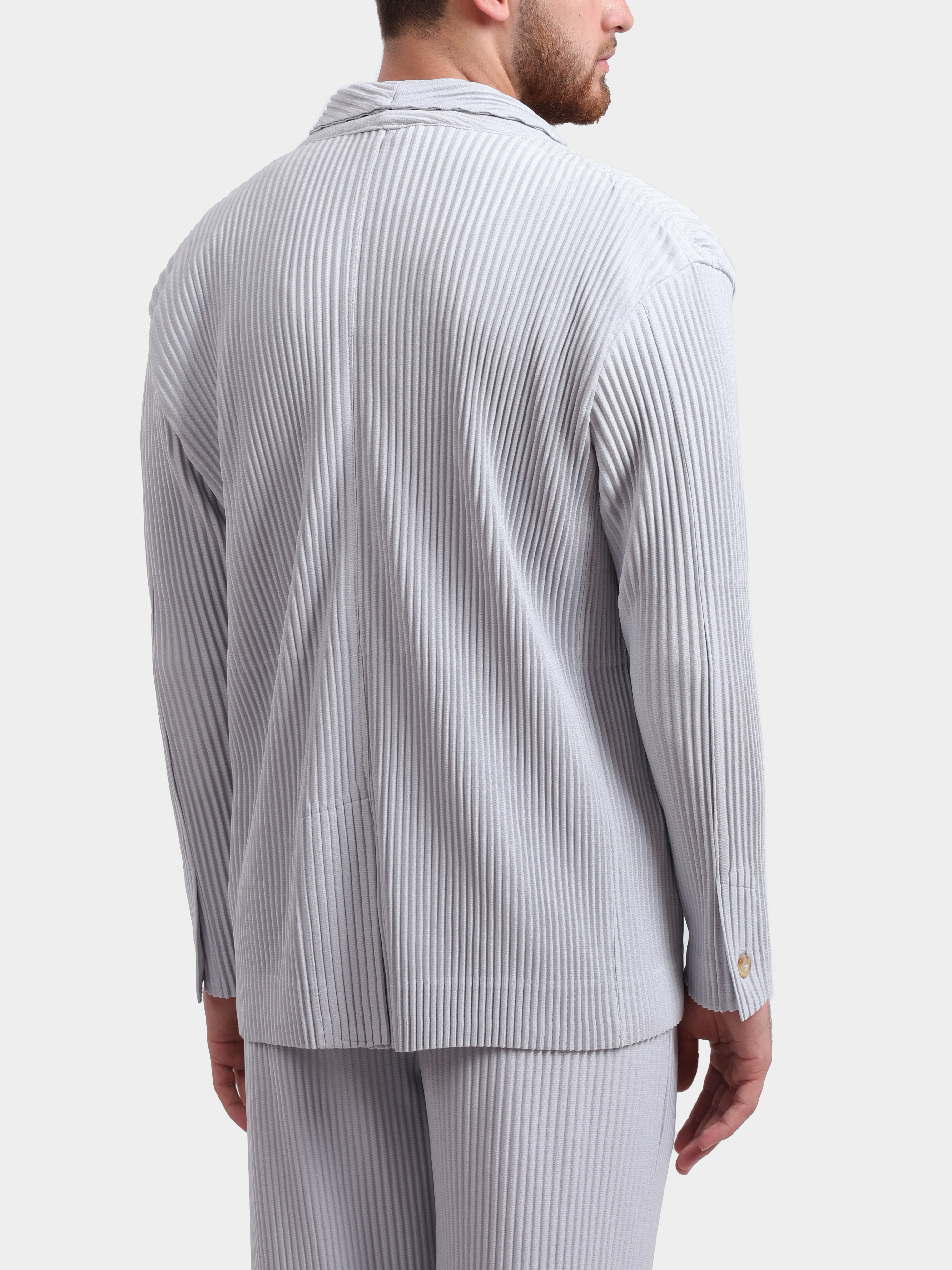 Пиджак Sphynx pleats 3876-4 светло-серый мужской плиссированный — купить в интернет-магазине Verdistore