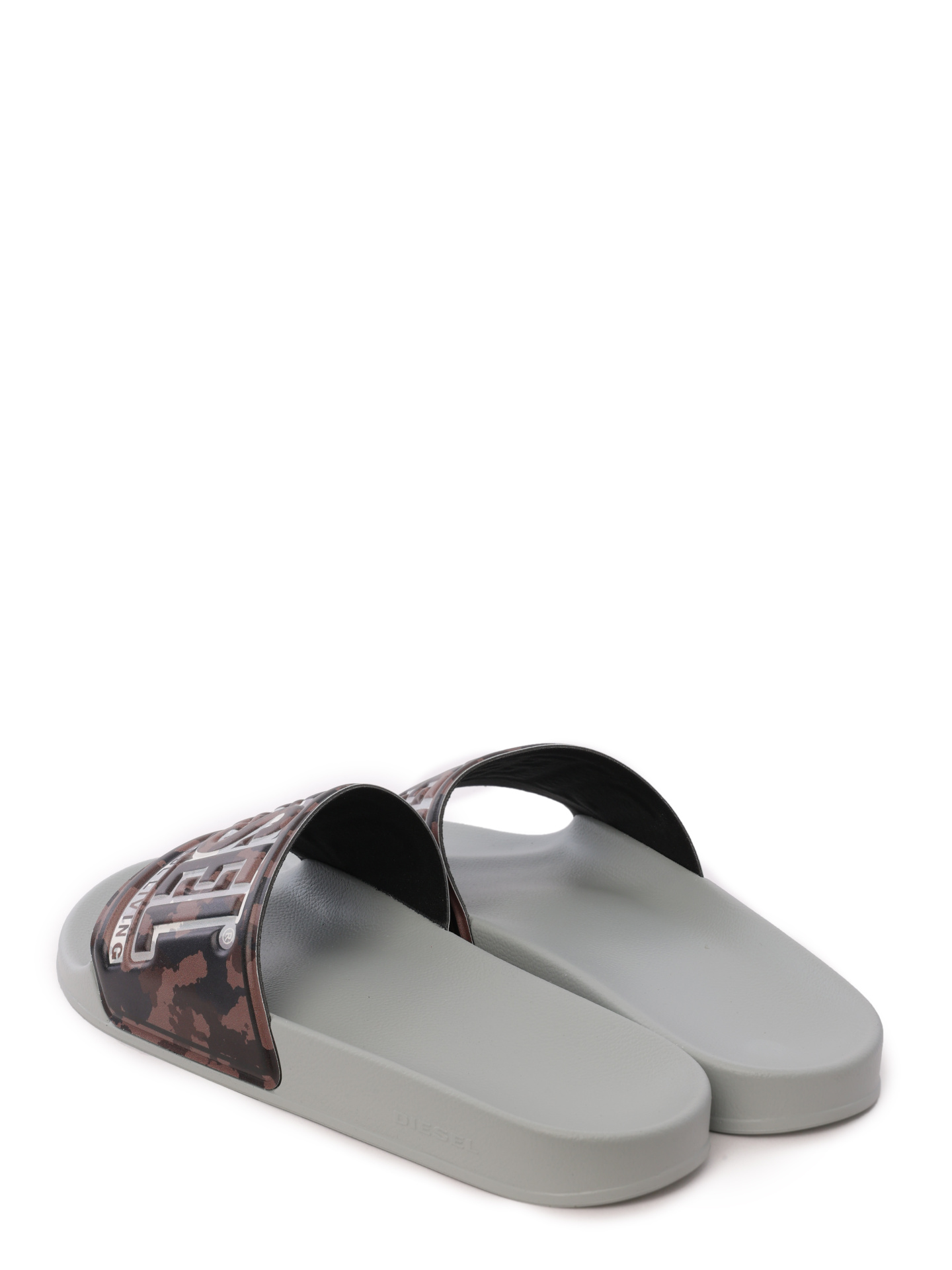 Шлепанцы Diesel Y03211P5605H9851 комбинированные женские с логотипом — купить в интернет-магазине Verdistore