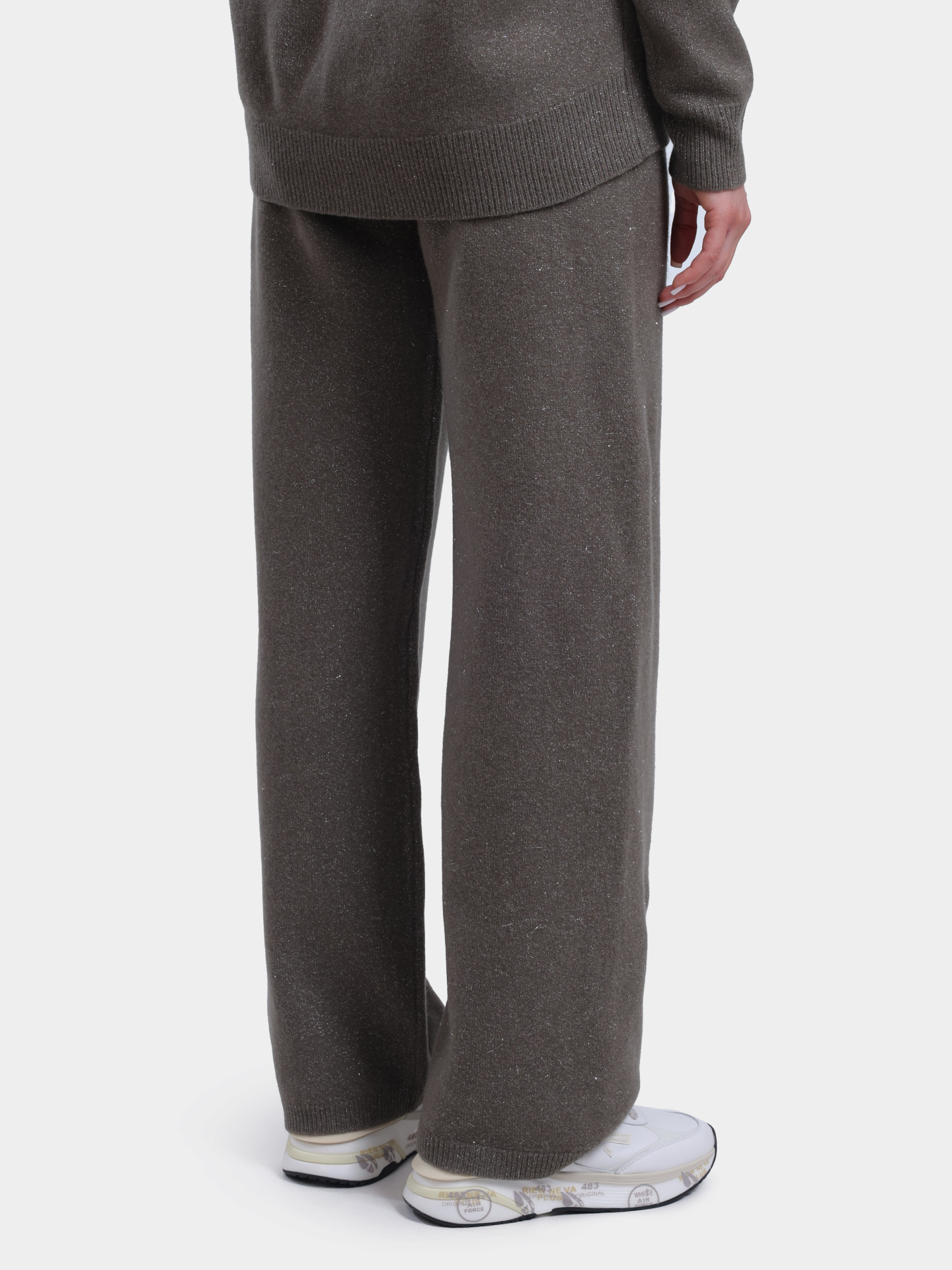 Брюки Peserico S94108F07Y 09160 39 шерстяные женские с люрексом — купить в интернет-магазине Verdistore