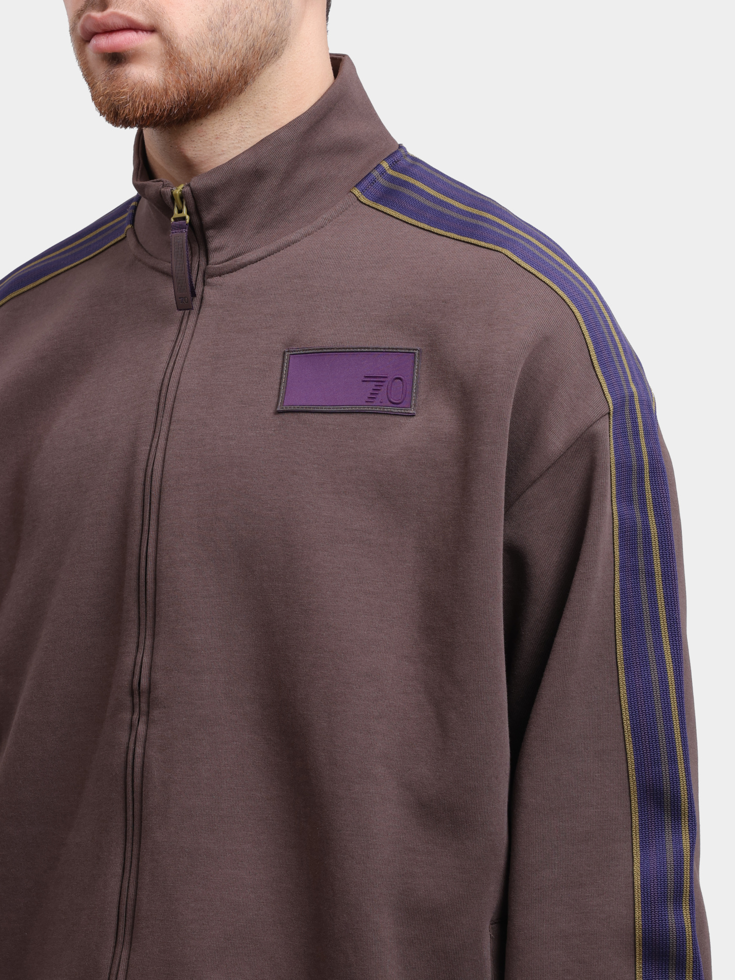 Костюм спортивный EA7 7X000392 AF12660 U6064 коричневый мужской — купить в интернет-магазине Verdistore