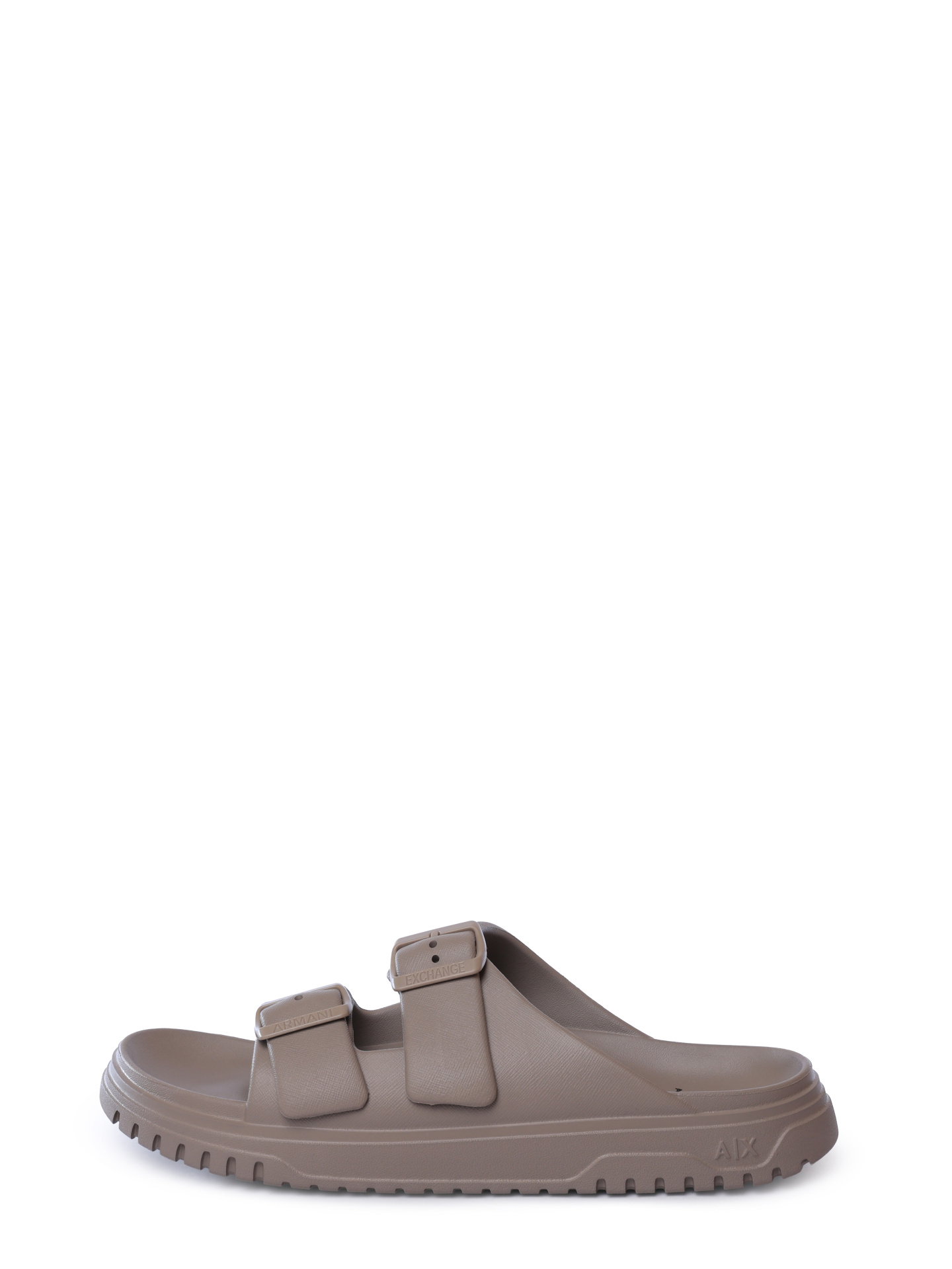 Шлепанцы Armani Exchange XUP015 XV821 01827 бежевые мужские — купить в интернет-магазине Verdistore