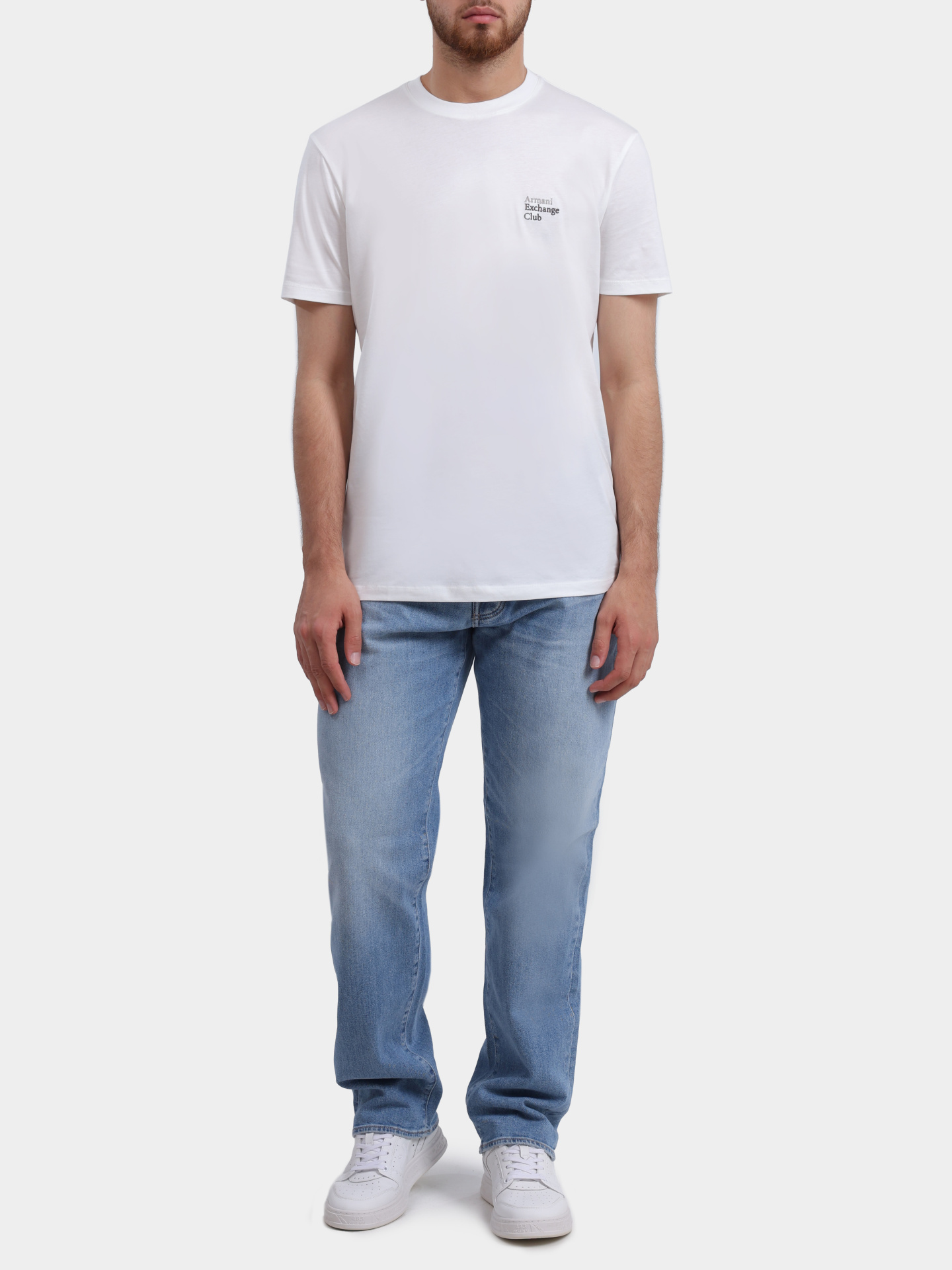 Джинсы Armani Exchange XM000074 AF25642 MB003 голубые мужские — купить в интернет-магазине Verdistore