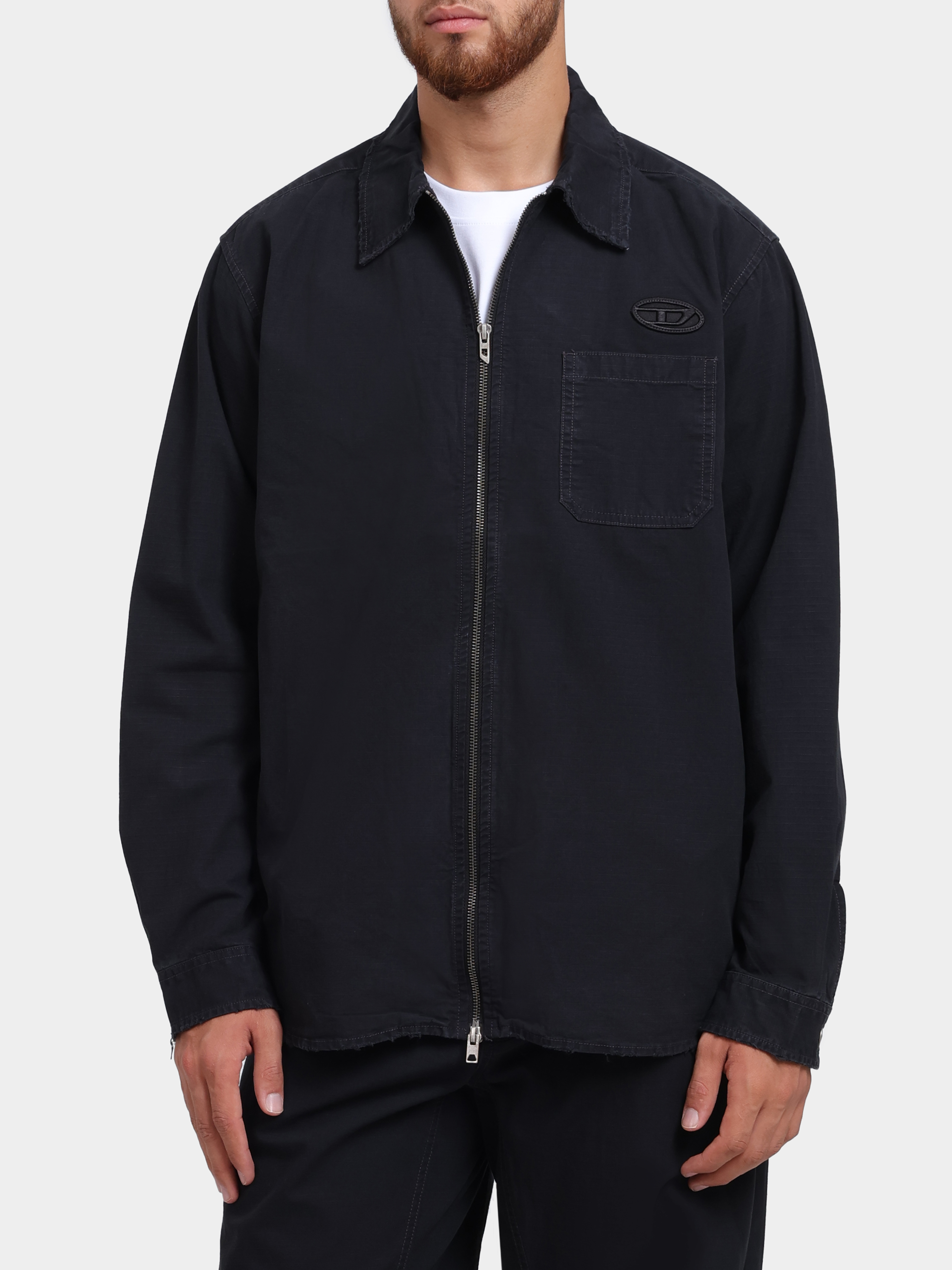 Куртка Diesel A229830DLCM9XX черная мужская на молнии — купить в интернет-магазине Verdistore