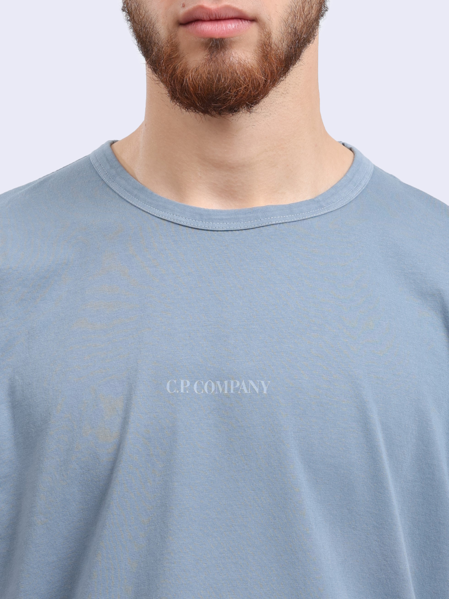 Футболка C.P. Company 18CMTS085A005431R 872 голубая мужская — купить в интернет-магазине Verdistore