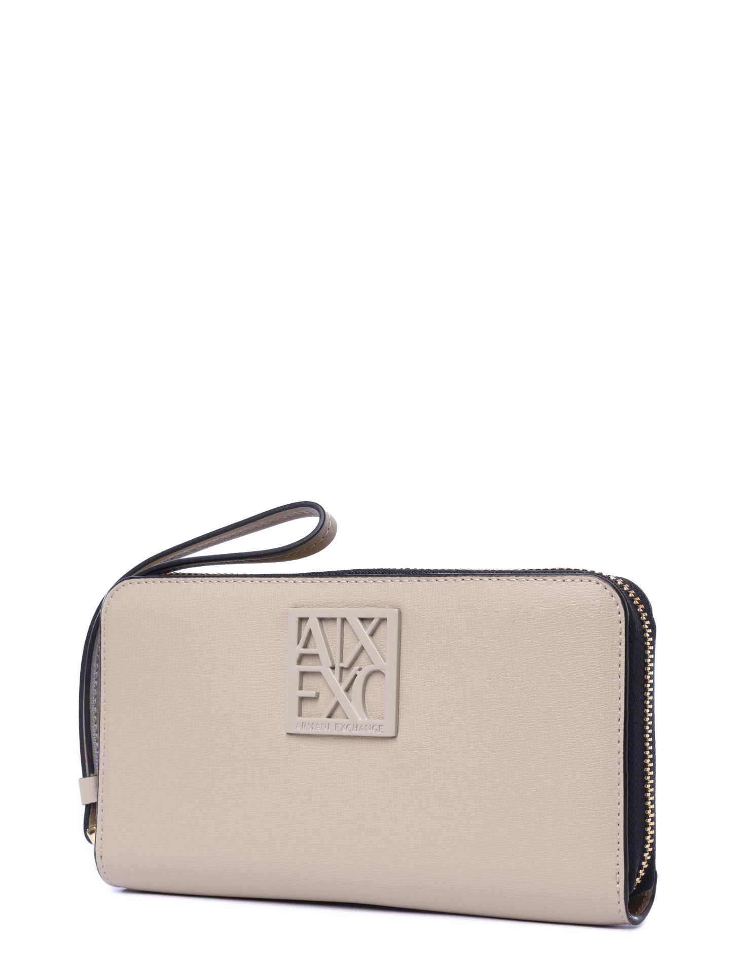 Кошелек Armani Exchange 948486 0A874 14349 бежевый женский на молнии  — купить в интернет-магазине Verdistore