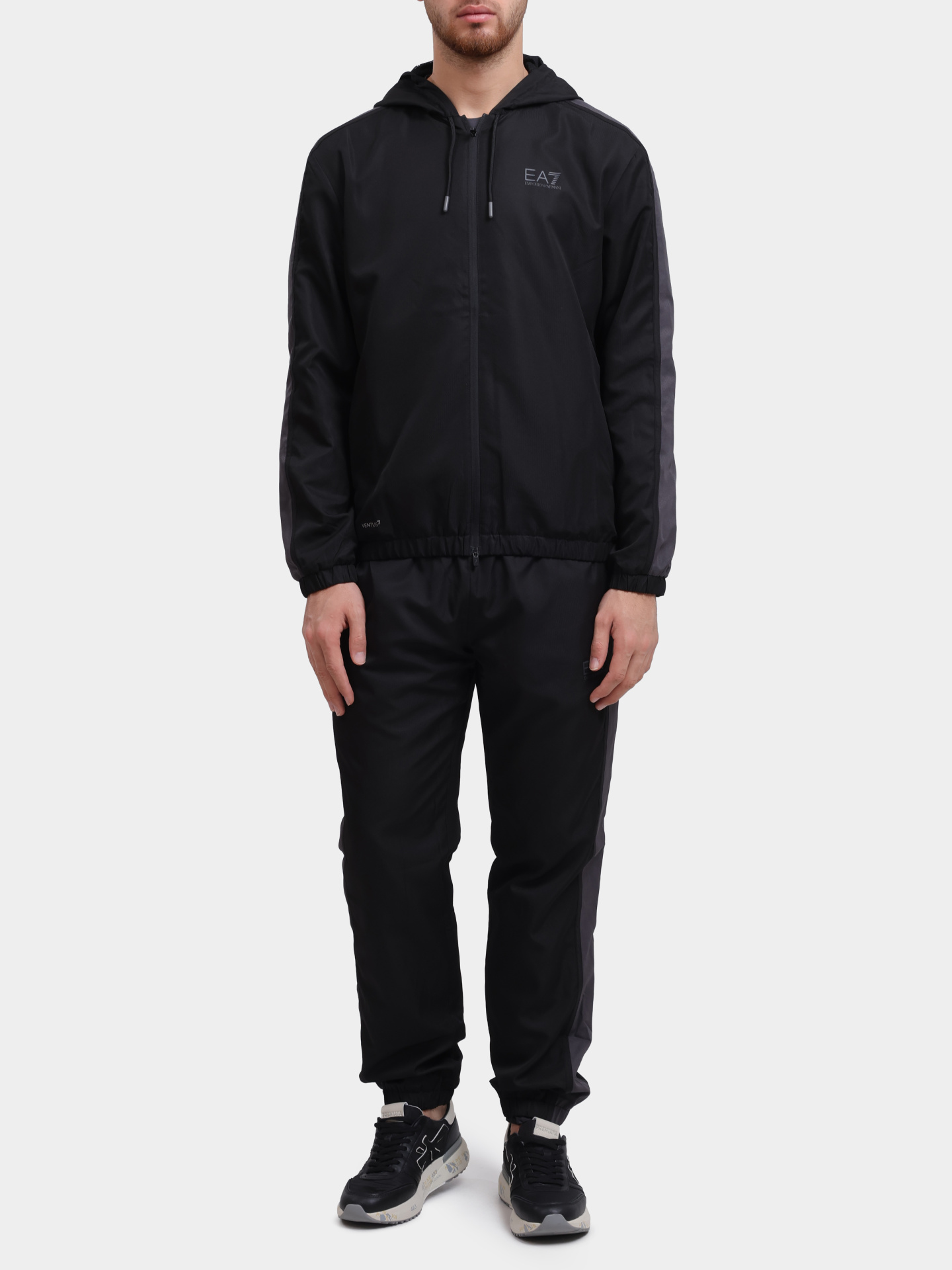 Костюм спортивный 7M000643 AF16072 UC001 черный мужской — купить в интернет-магазине Verdistore