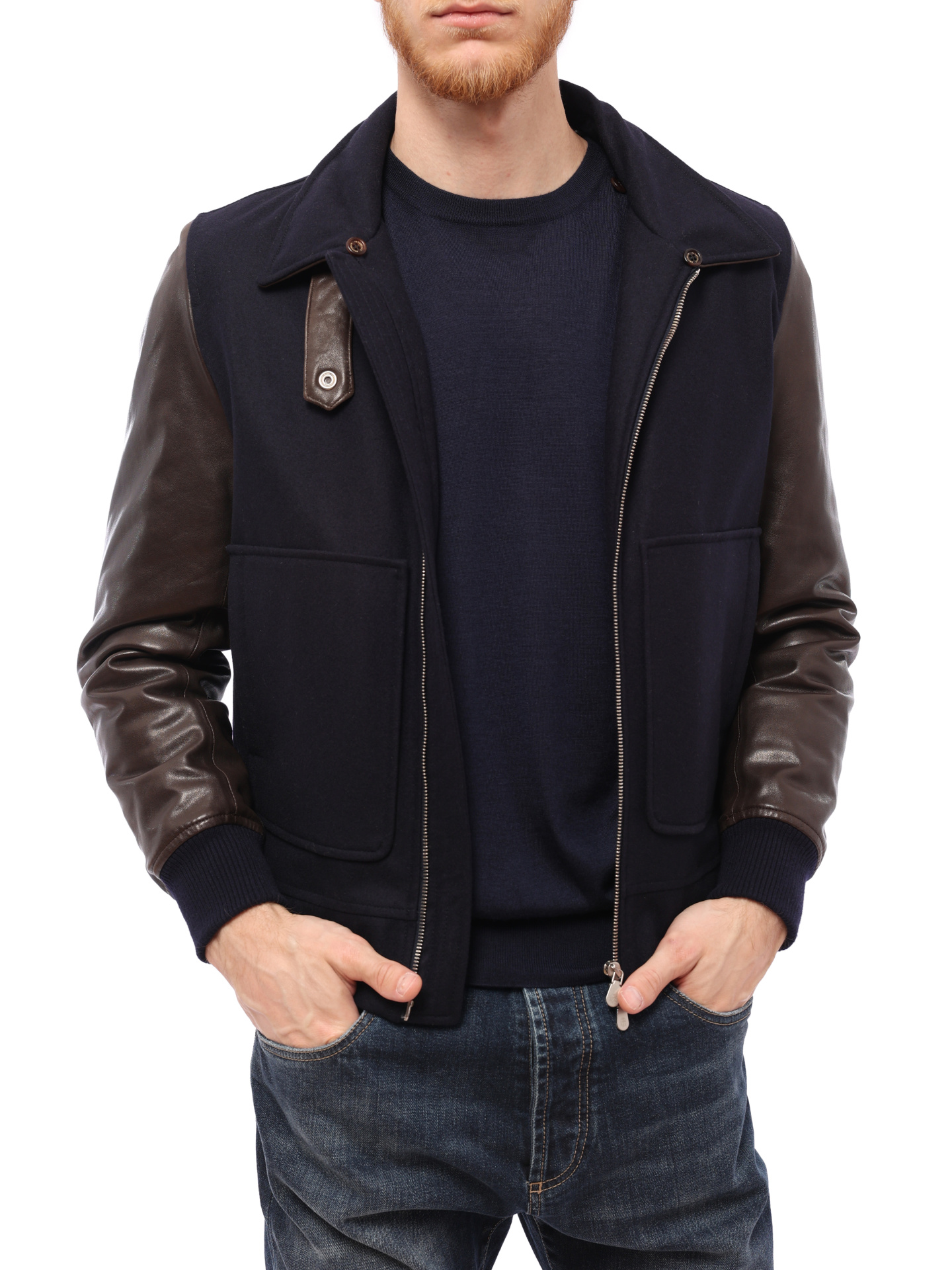 Куртка Brunello Cucinelli MM38P6374 CQ501 комбинированная мужская — купить в интернет-магазине Verdistore