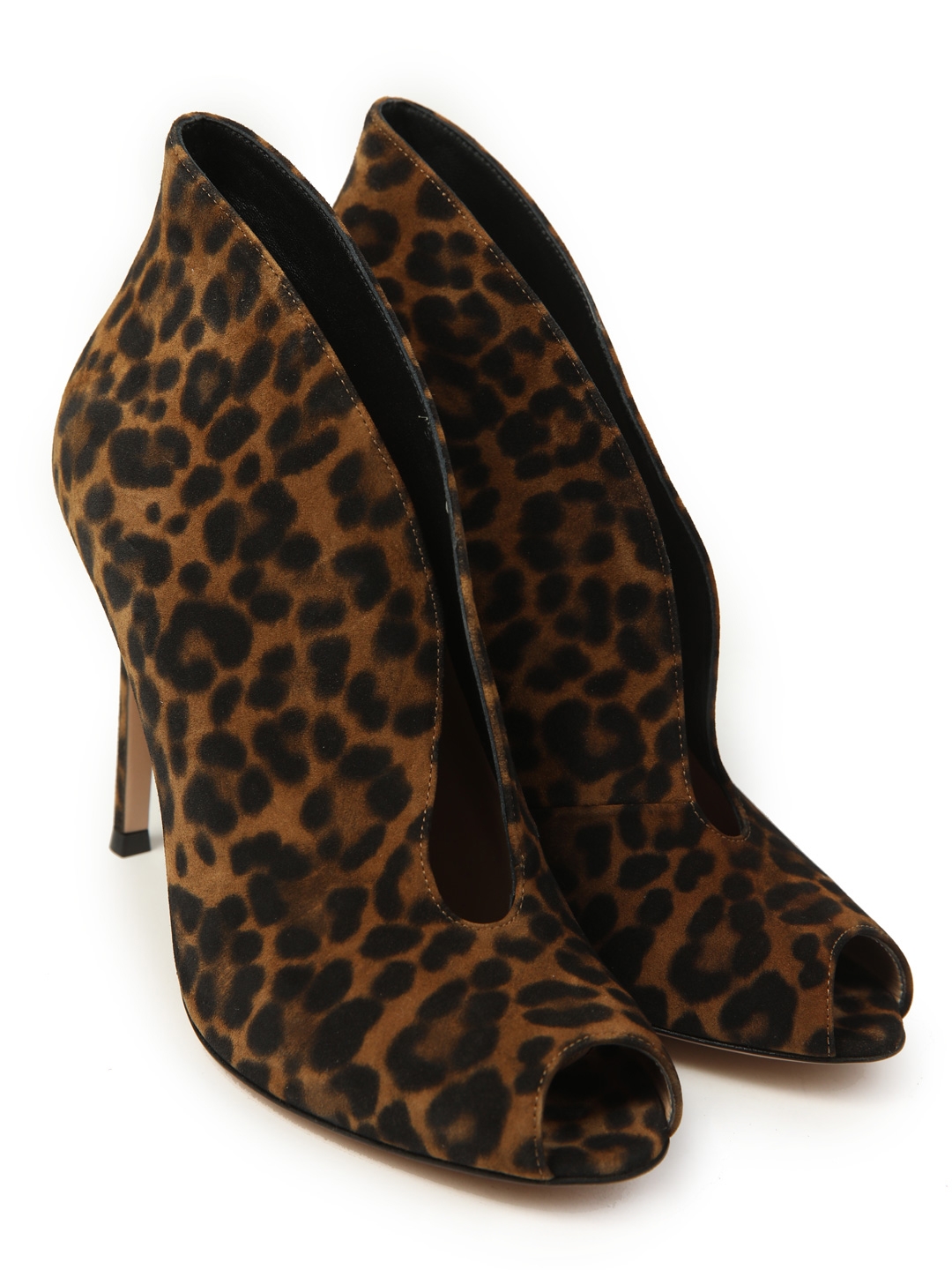Ботильоны Gianvito Rossi G53260 леопардовые женские — купить в интернет-магазине Verdistore