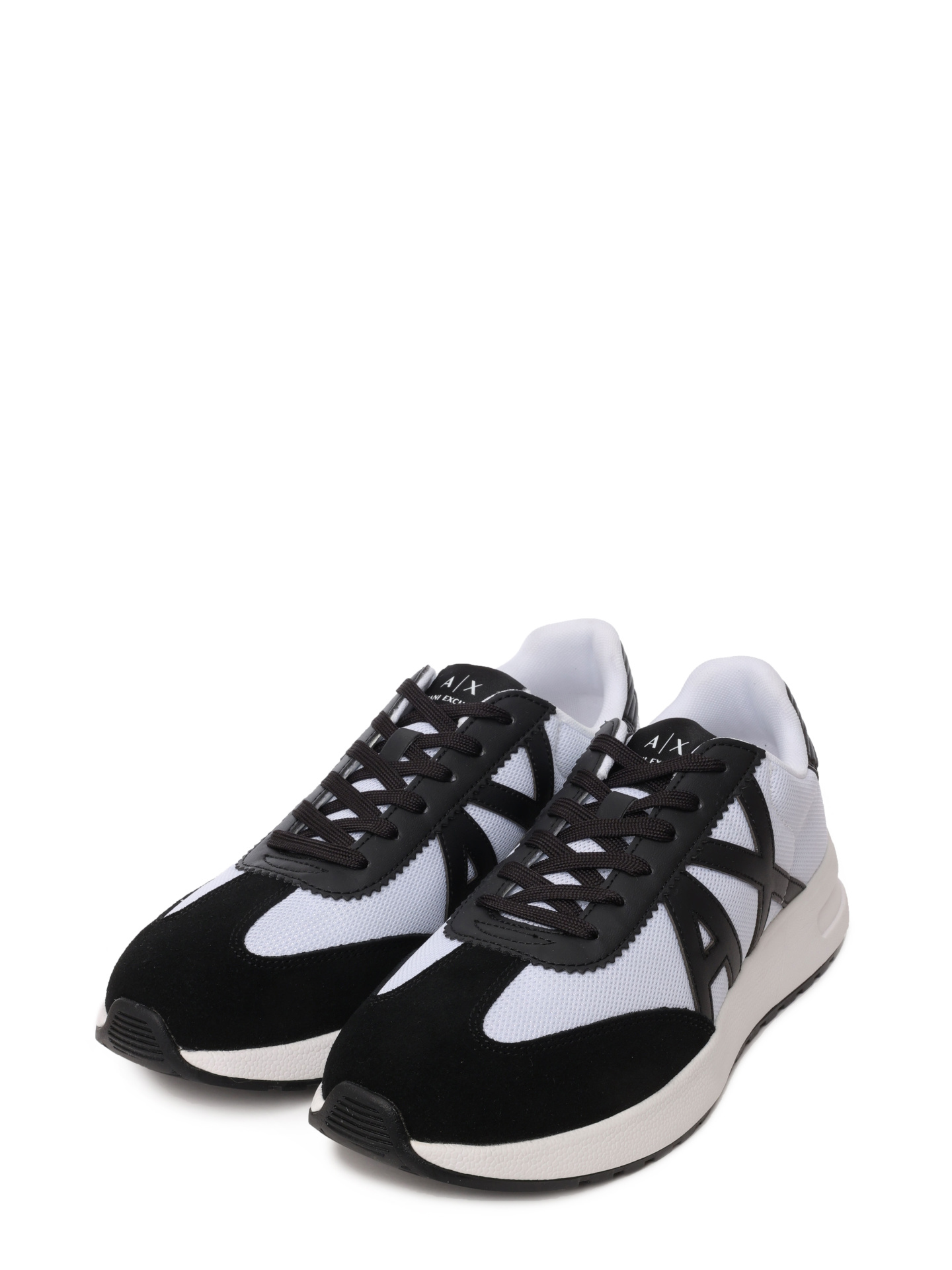 Кроссовки Armani Exchange XUX071 XV527 T685 комбинированные мужские с логотипом — купить в интернет-магазине Verdistore