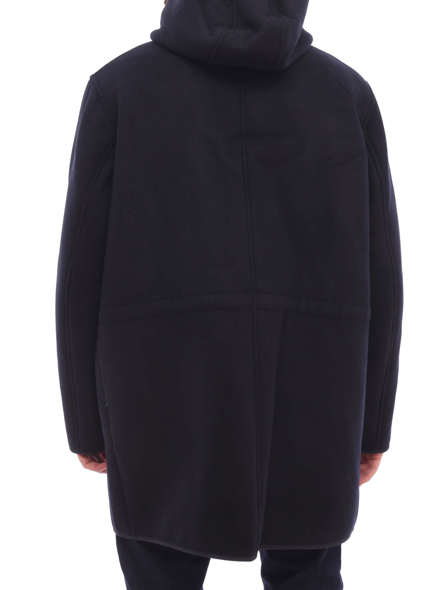 Пальто Armani Exchange 6KZKL1 ZNMWZ 05DY темно-синее мужское на кулиске — купить в интернет-магазине Verdistore