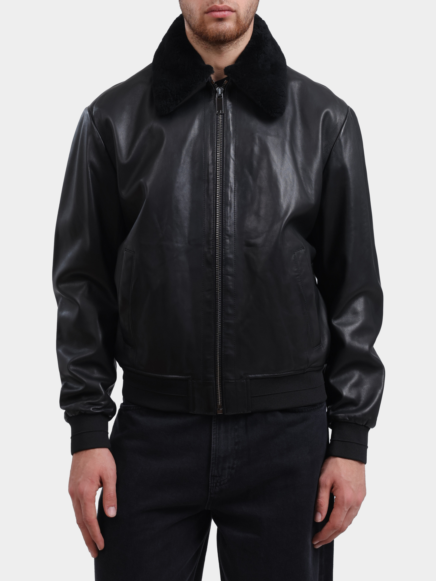 Куртка Calvin Klein K10K111937 кожаная мужская — купить в интернет-магазине Verdistore