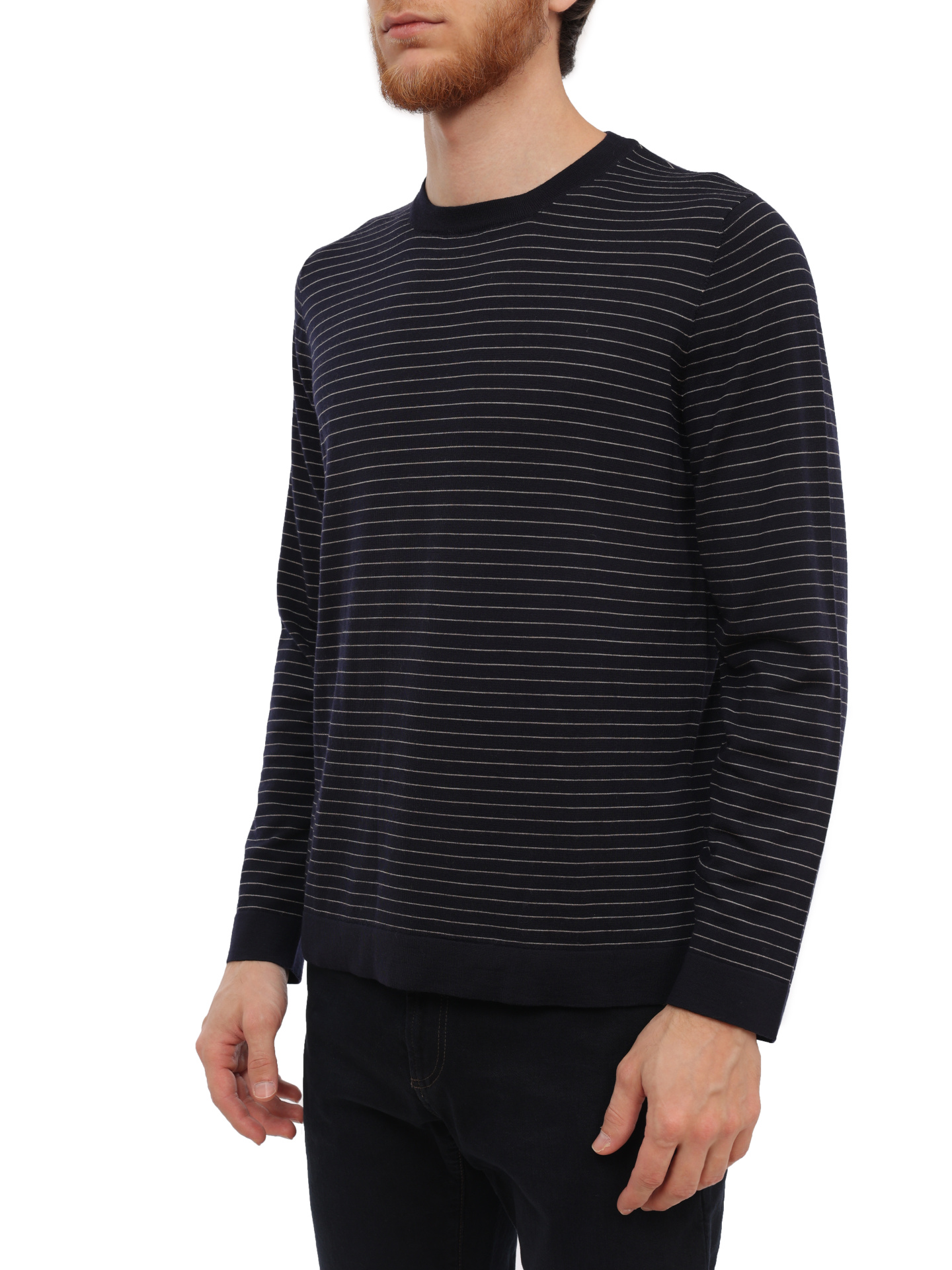 Свитер Brunello Cucinelli M2484800 полосатый мужской — купить в интернет-магазине Verdistore