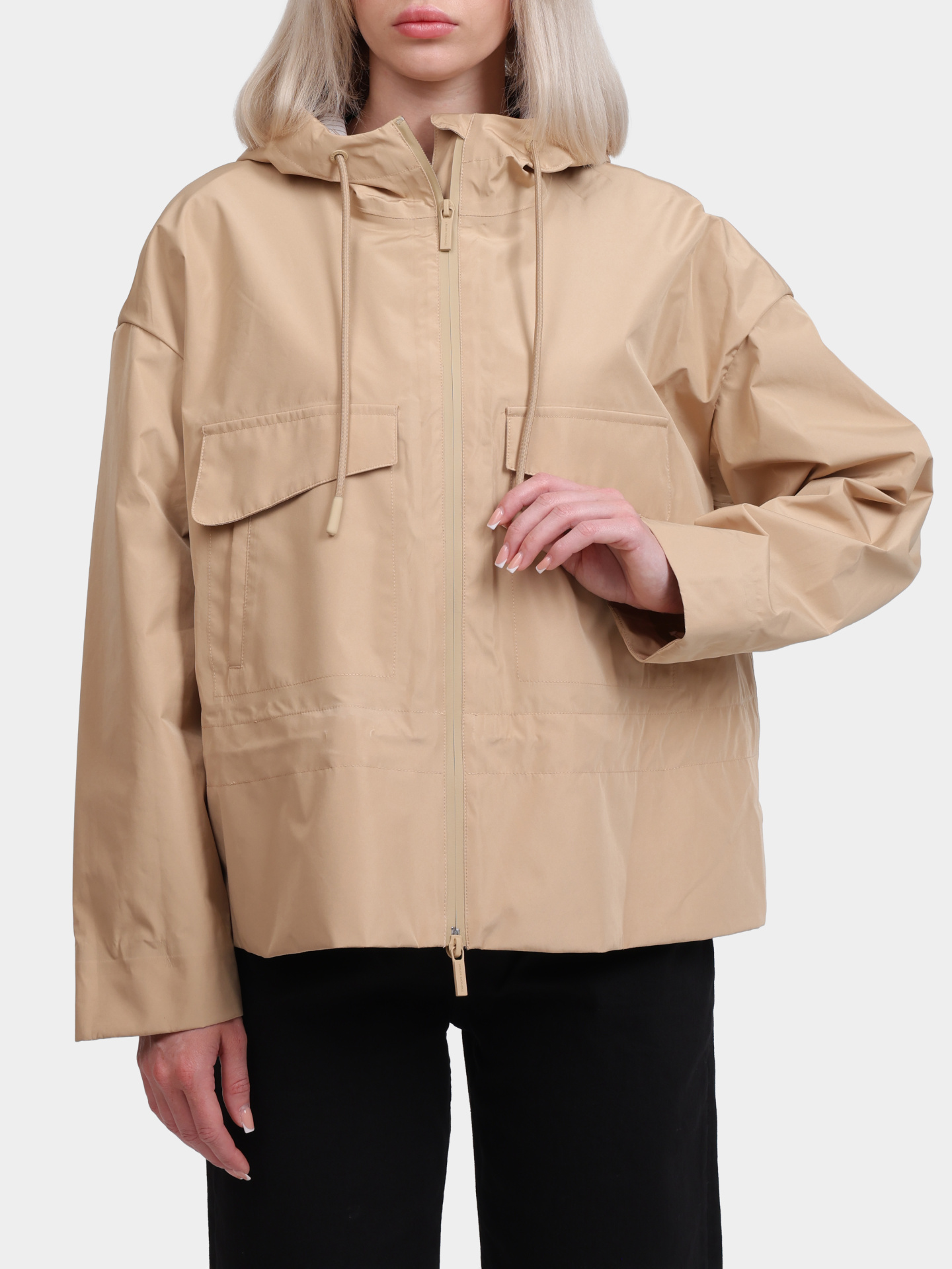 Куртка Armani Exchange XW000417 AF12806 U6218 бежевая женская — купить в интернет-магазине Verdistore