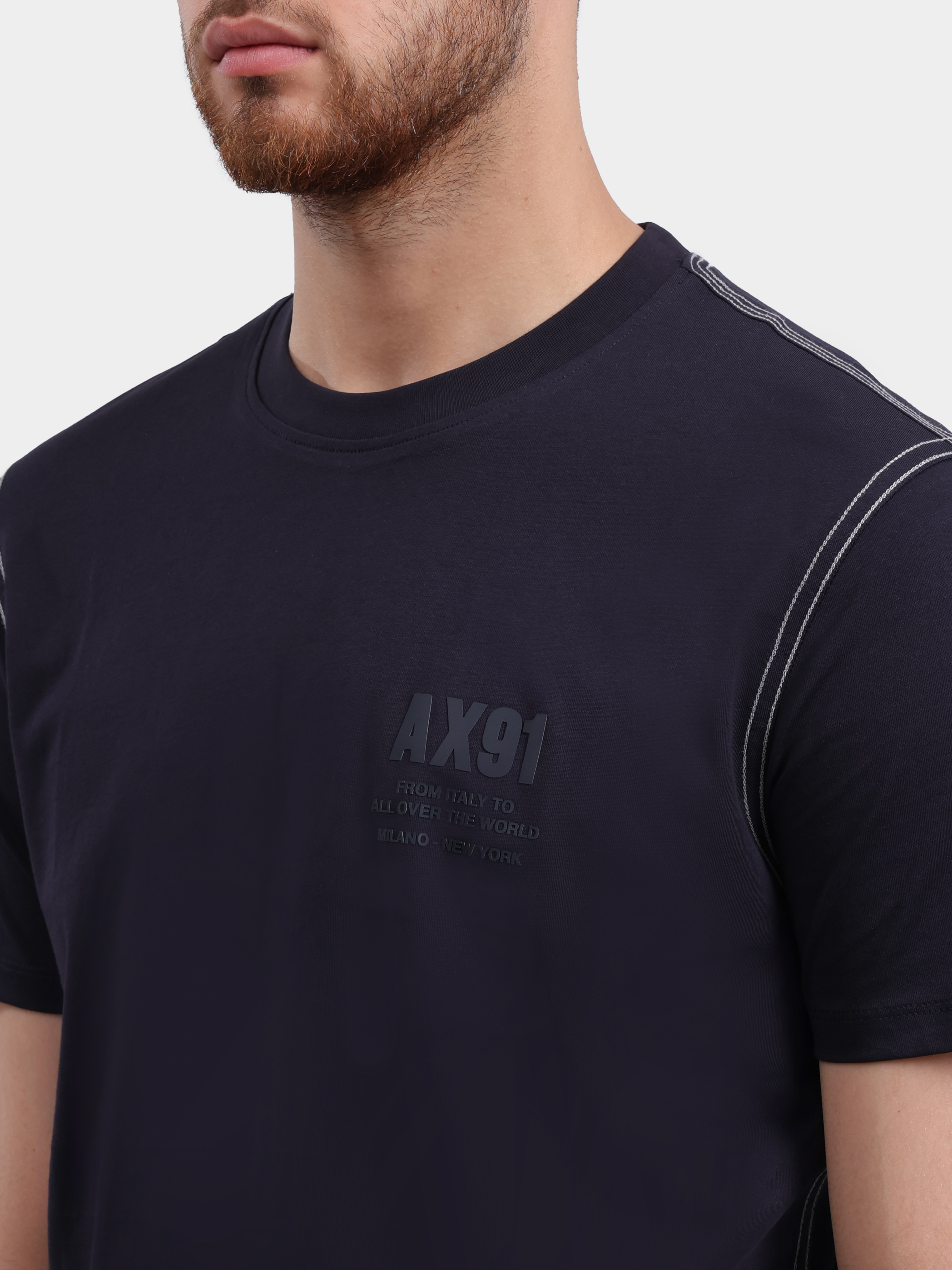 Футболка Armani Exchange XM002474 AF10358 UB101 хлопковая мужская — купить в интернет-магазине Verdistore