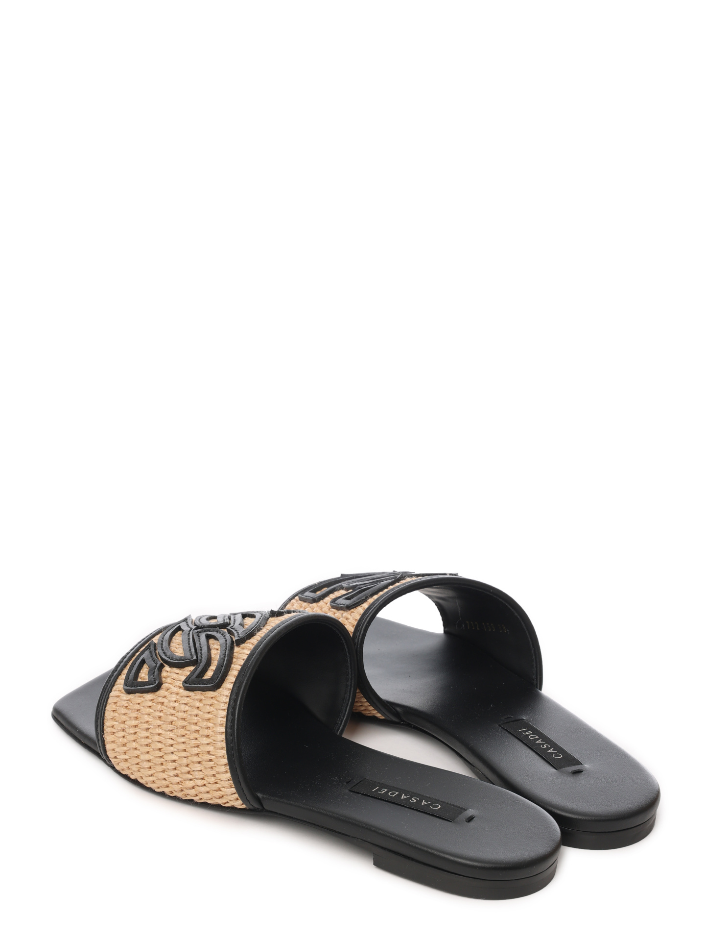 Шлепанцы Casadei 1M359X0001PORTFA462 комбинированные женские — купить в интернет-магазине Verdistore