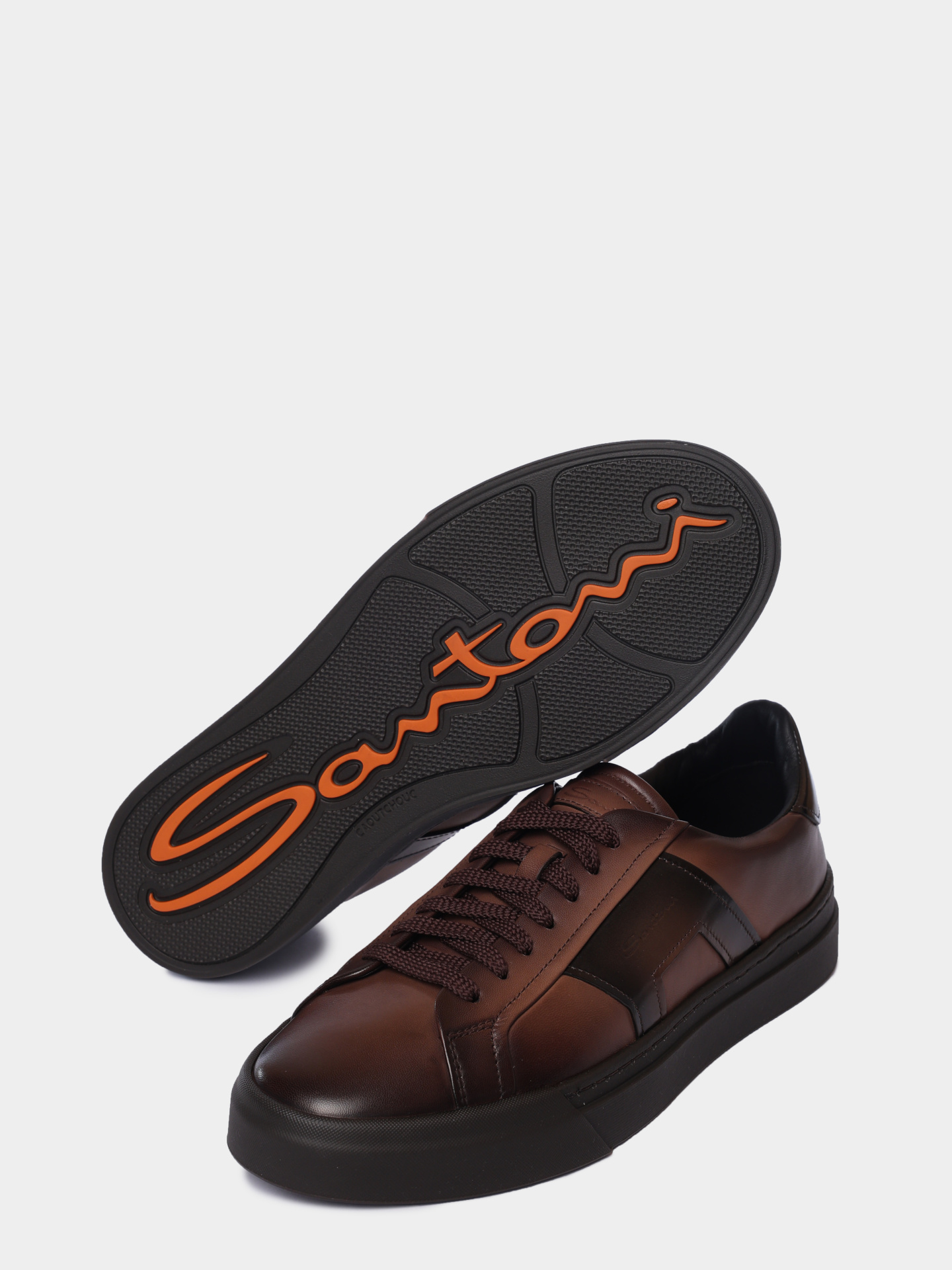 Кеды Santoni MBGG22018SMORGONT50 кожаные мужские — купить в интернет-магазине Verdistore