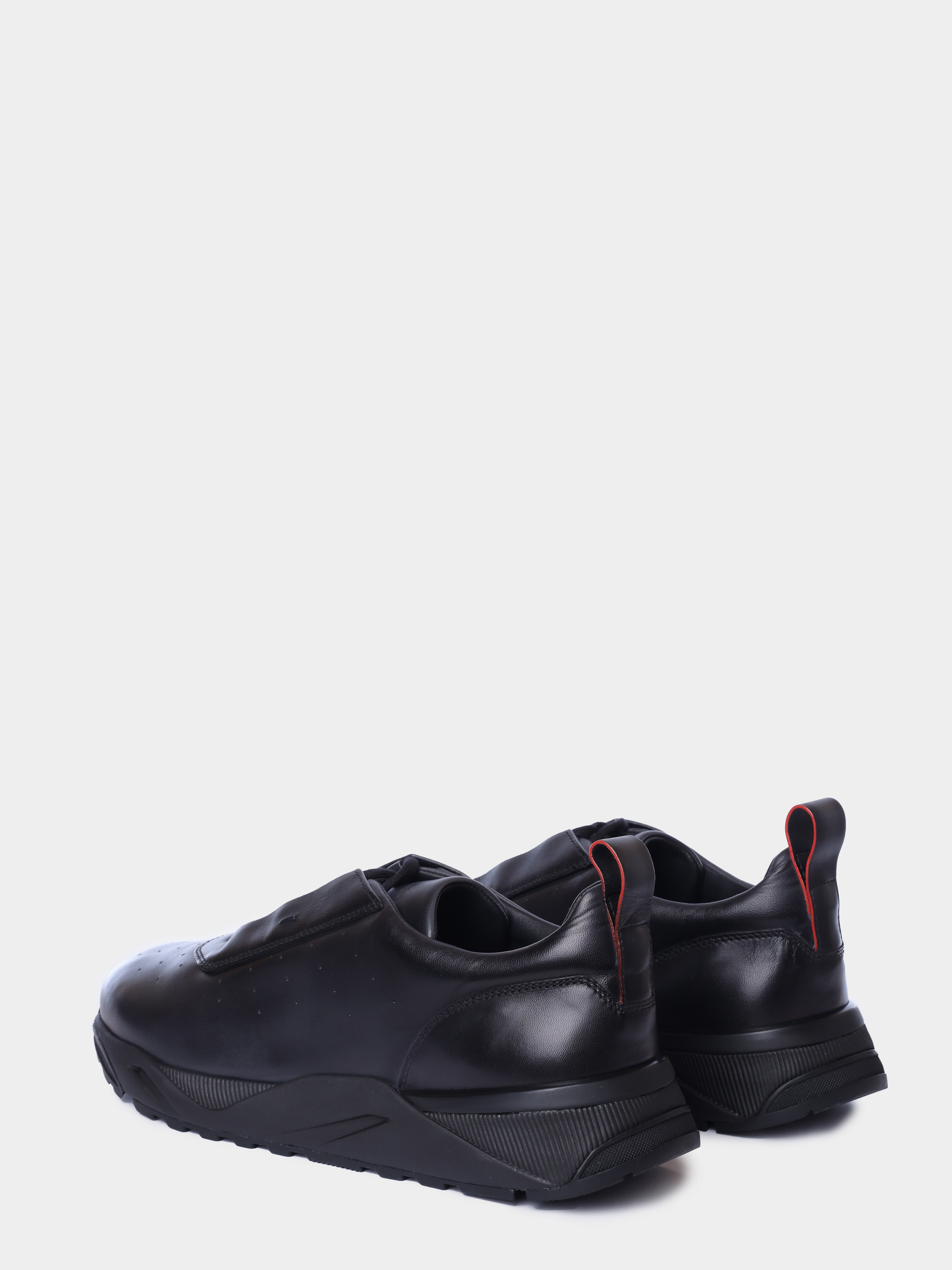 Кроссовки Santoni MBIG22027NERTGONG62 кожаные мужские — купить в интернет-магазине Verdistore