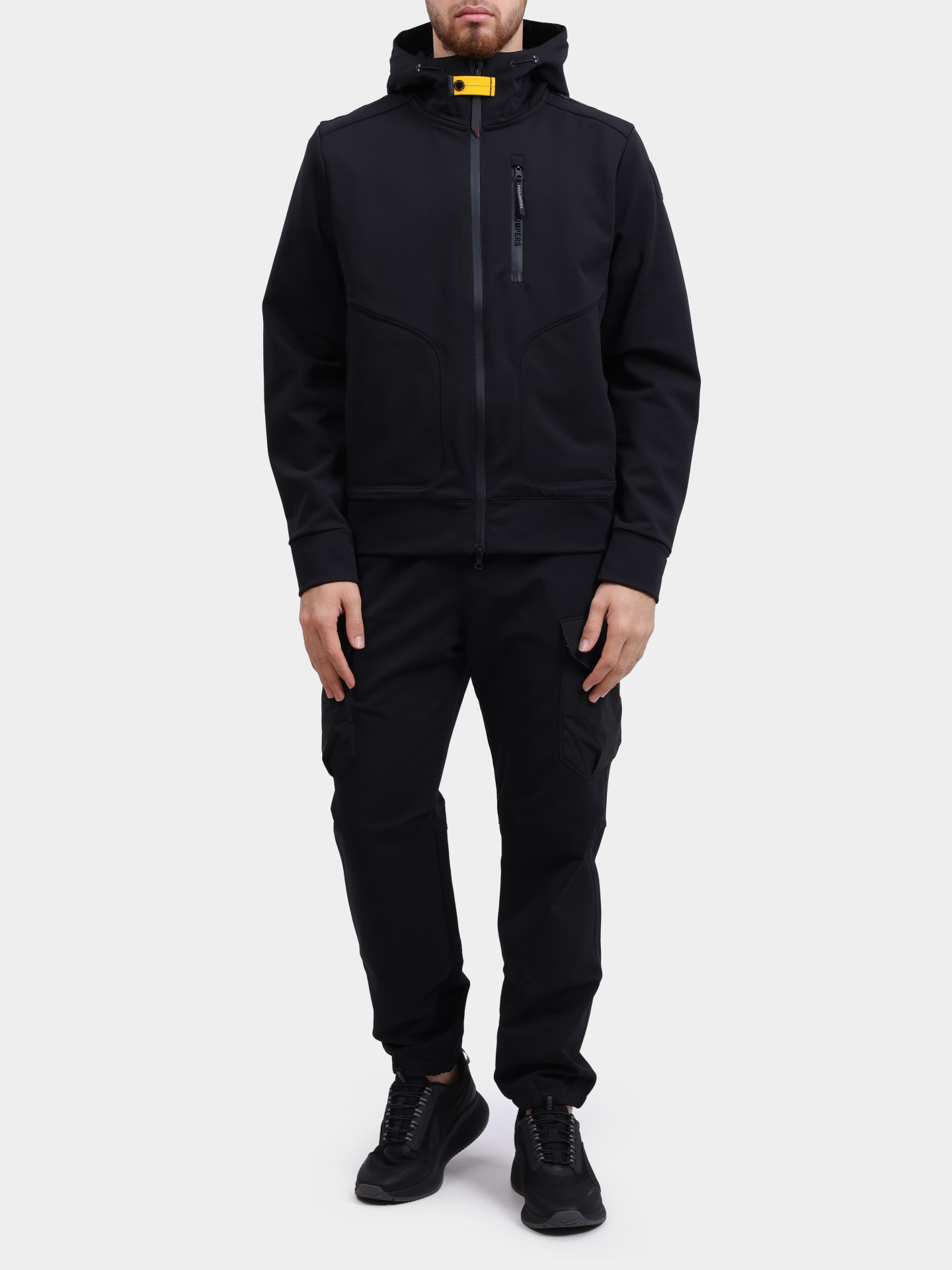 Мастерка Parajumpers FG01 NOORVICK 541 черная мужская  — купить в интернет-магазине Verdistore