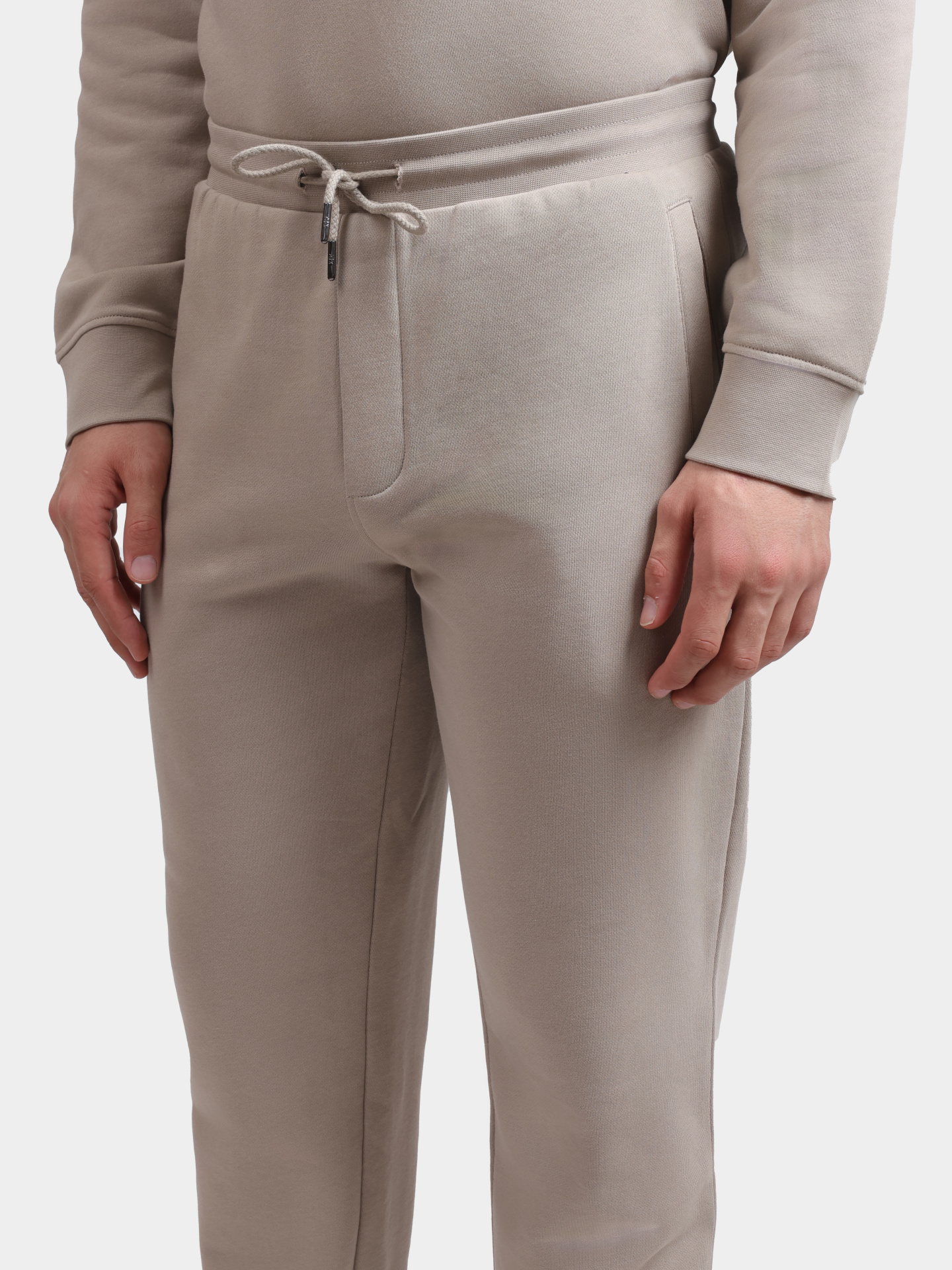 Брюки A|X XM002447 AF22124 U6229 спортивные бежевые мужские на поясе-кулиске — купить в интернет-магазине Verdistore