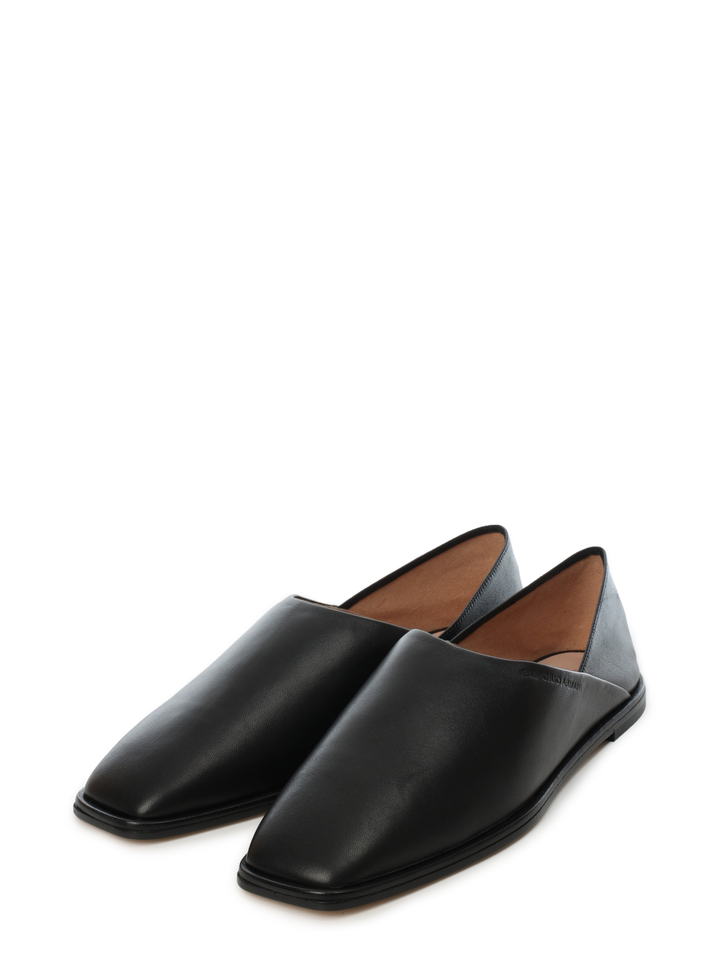 Балетки Emporio Armani X3D293 XF271 00002 кожаные женские — купить в интернет-магазине Verdistore