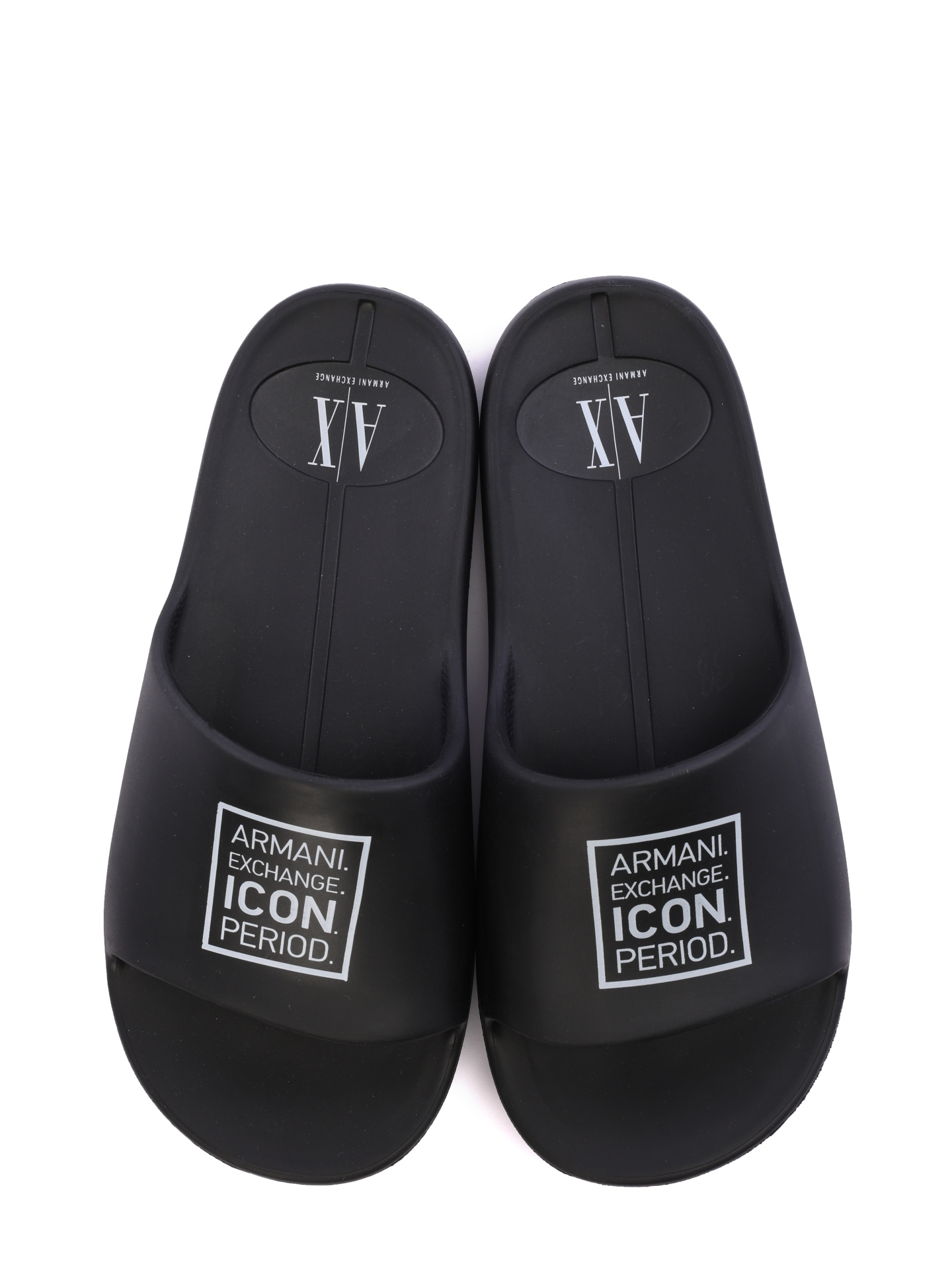 Шлепанцы Armani Exchange XDP038 XV703 00002 черные женские  — купить в интернет-магазине Verdistore