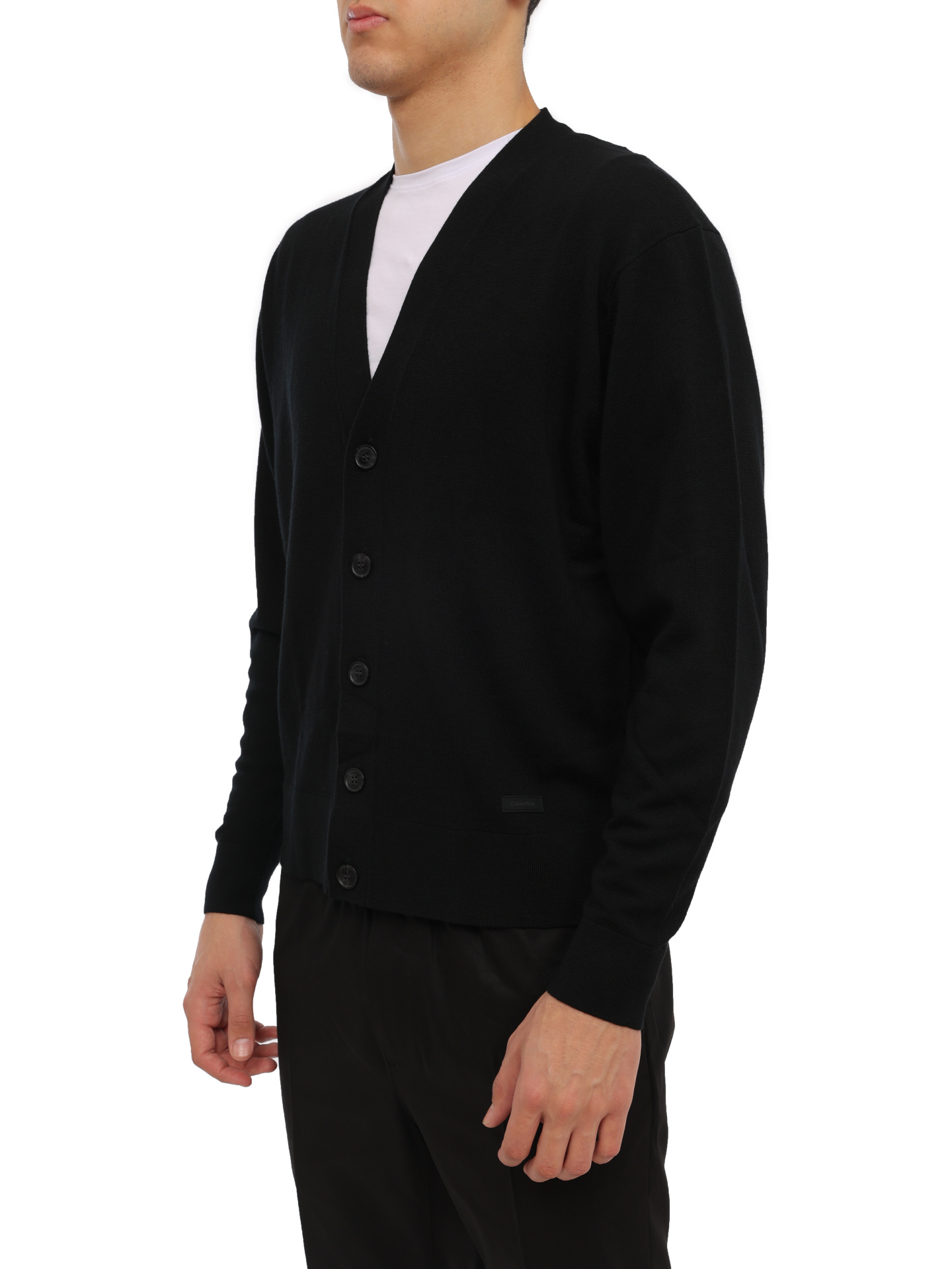 Кардиган Calvin Klein K10K112260 черный мужской — купить в интернет-магазине Verdistore