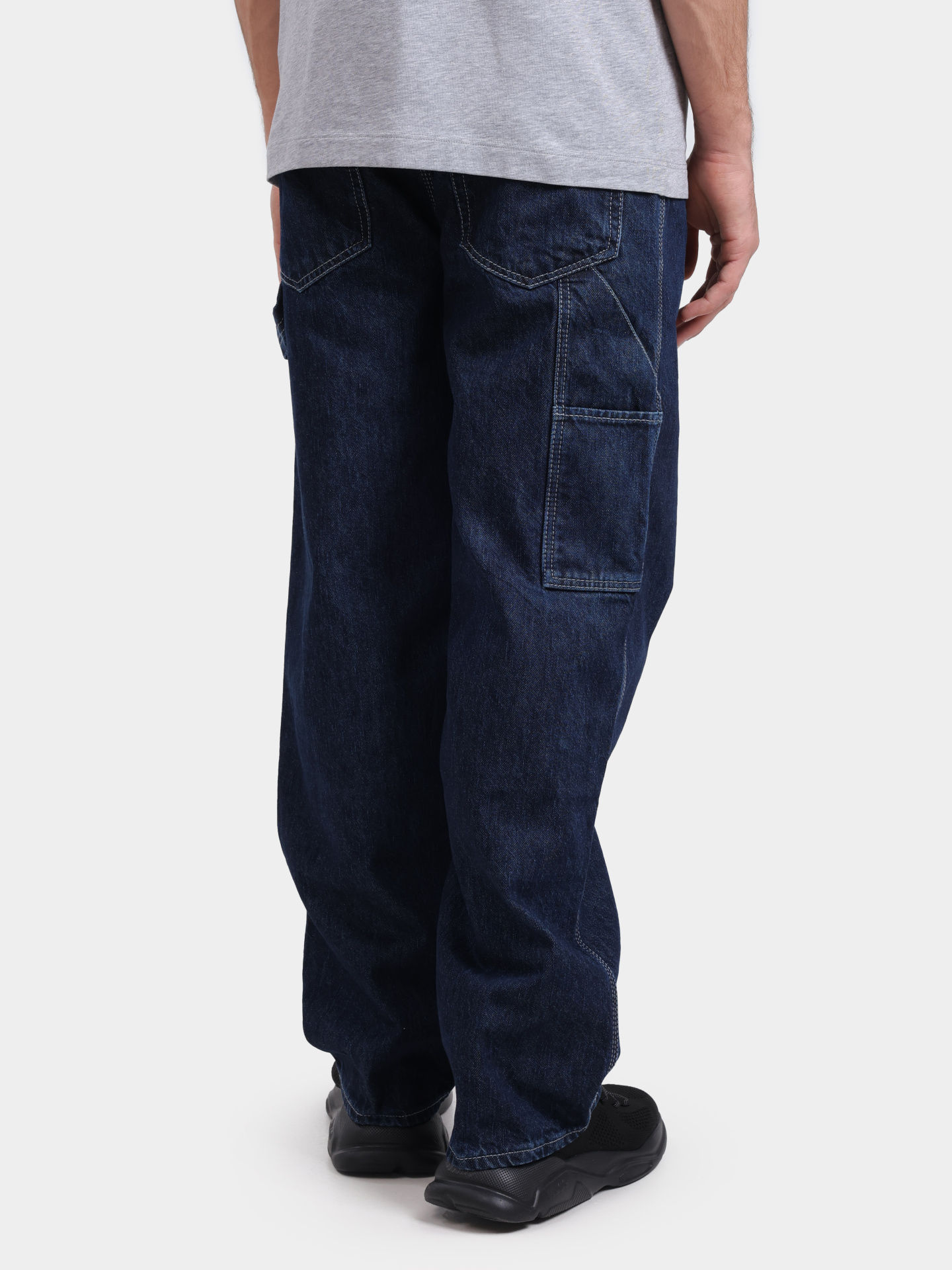 Джинсы HUGO BLUE 10276905 01 50553473 403 темно-синие мужские хлопковые — купить в интернет-магазине Verdistore