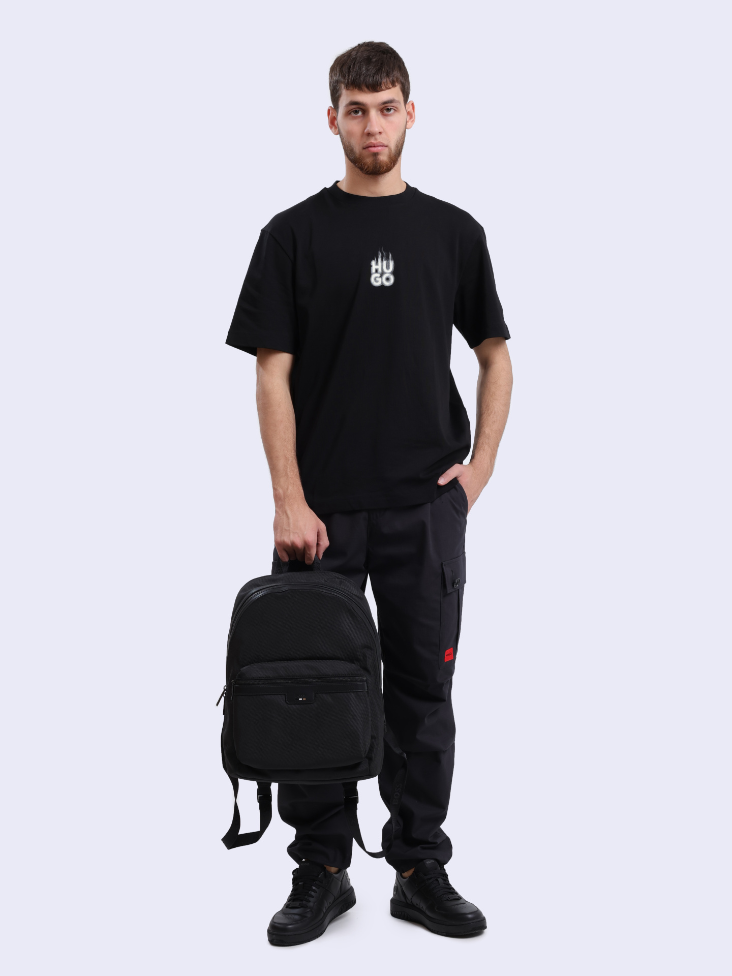 Рюкзак Boss 50536170 001 черный мужской — купить в интернет-магазине Verdistore