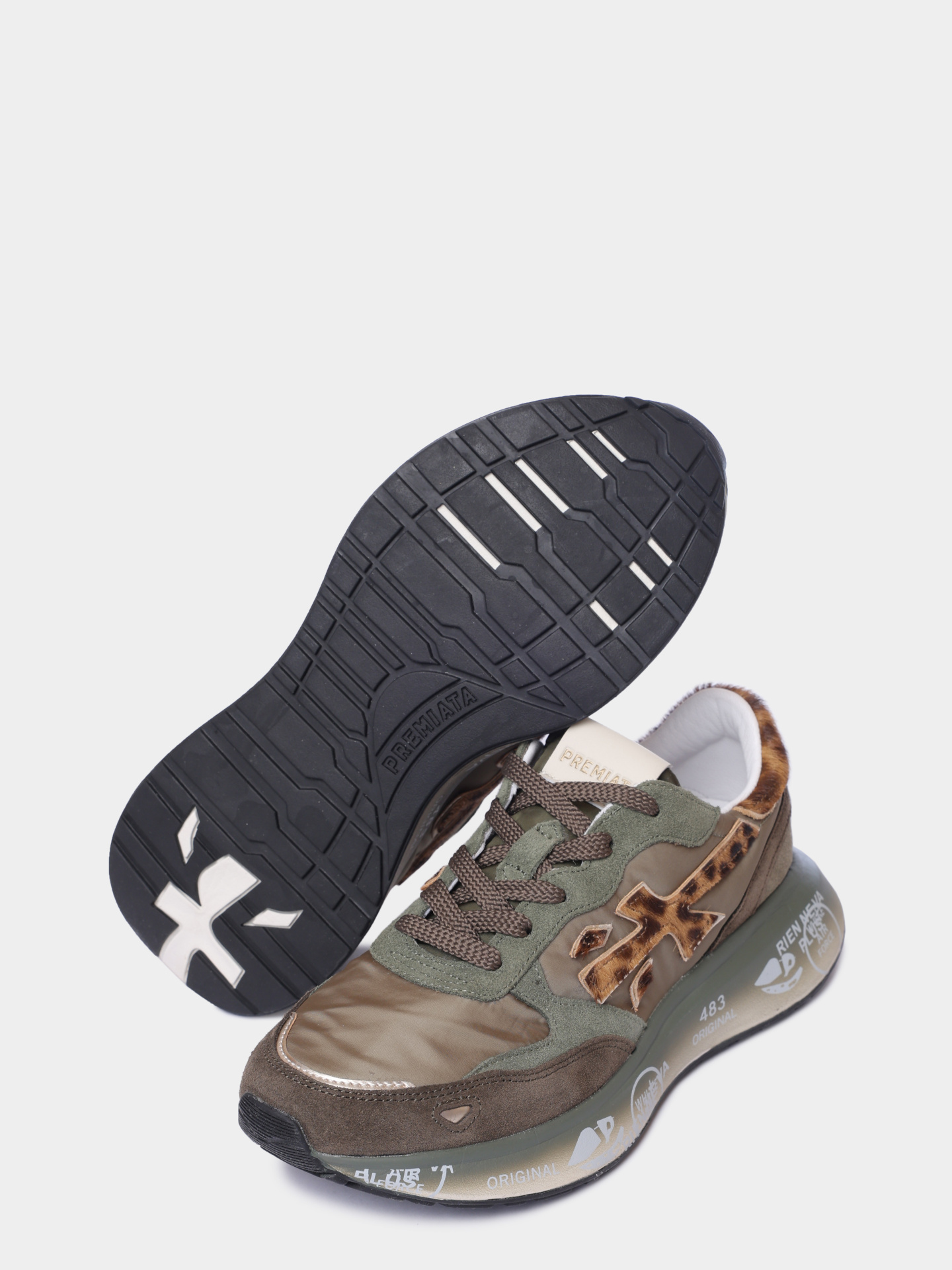 Кроссовки Premiata LAURYN VAR 7790 комбинированные женские — купить в интернет-магазине Verdistore