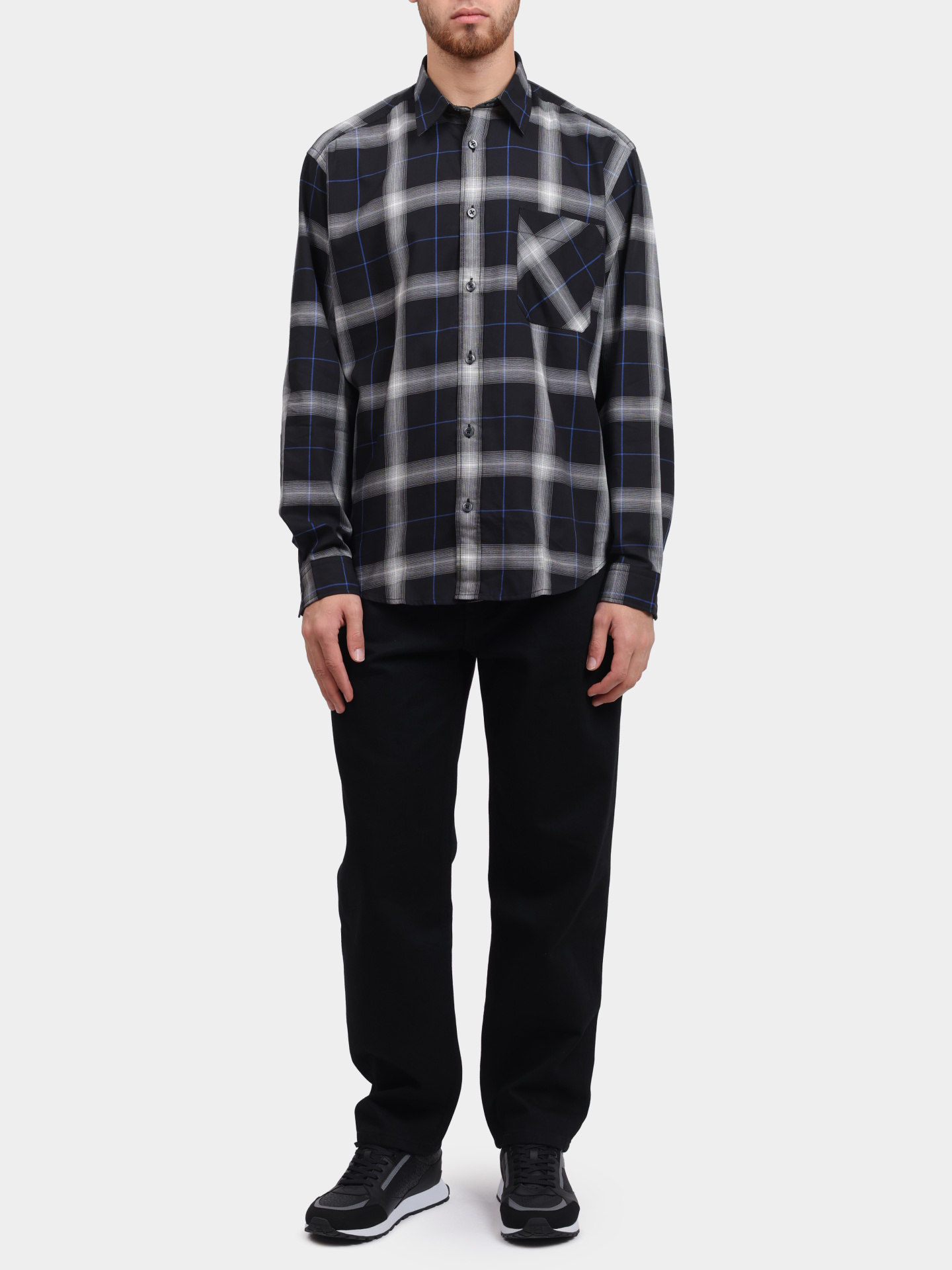 Рубашка Hugo 50545254 001 клетчатая мужская — купить в интернет-магазине Verdistore