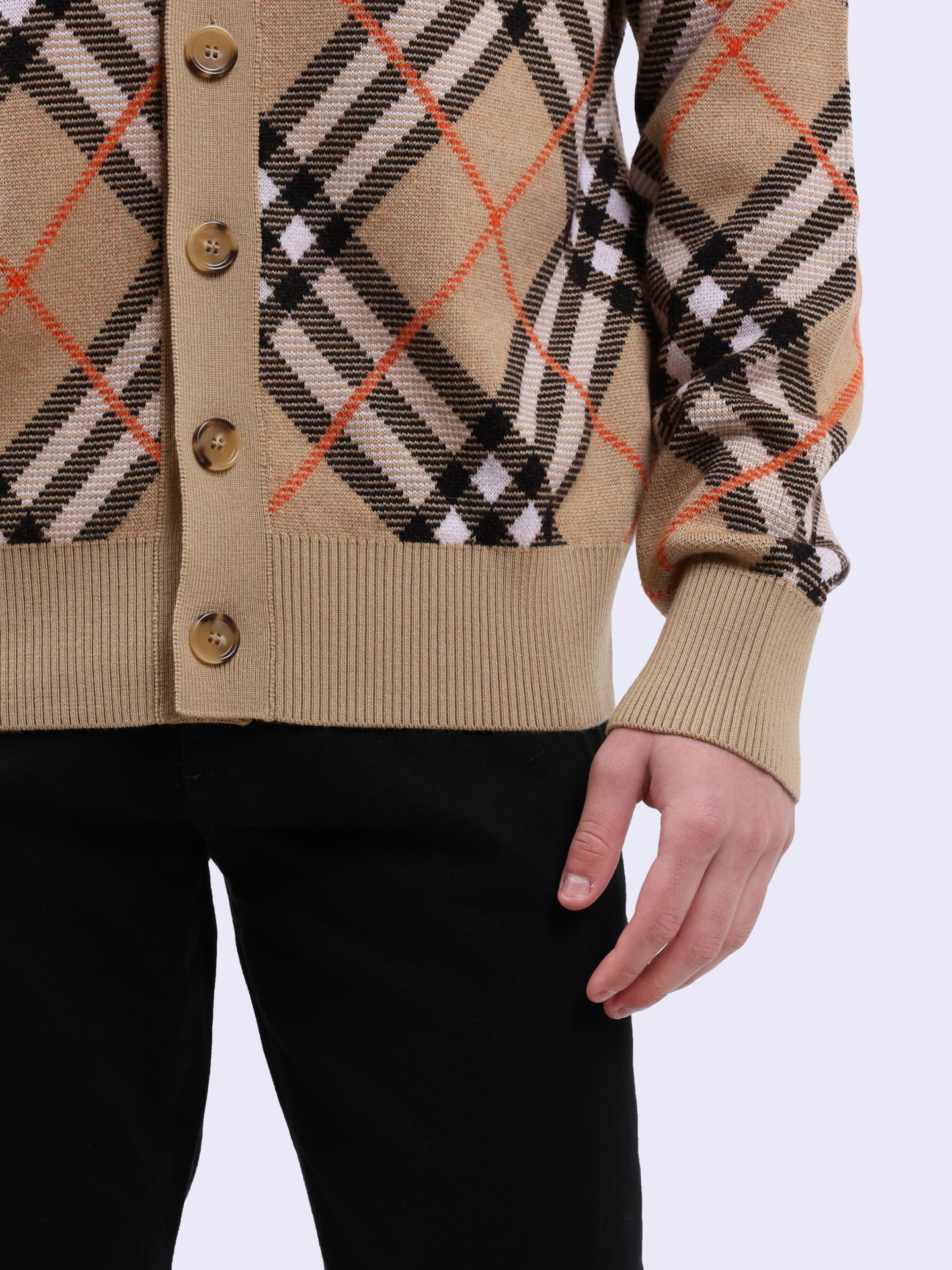 Кардиган Burberry 8093494 B9368 шерстяной мужской — купить в интернет-магазине Verdistore