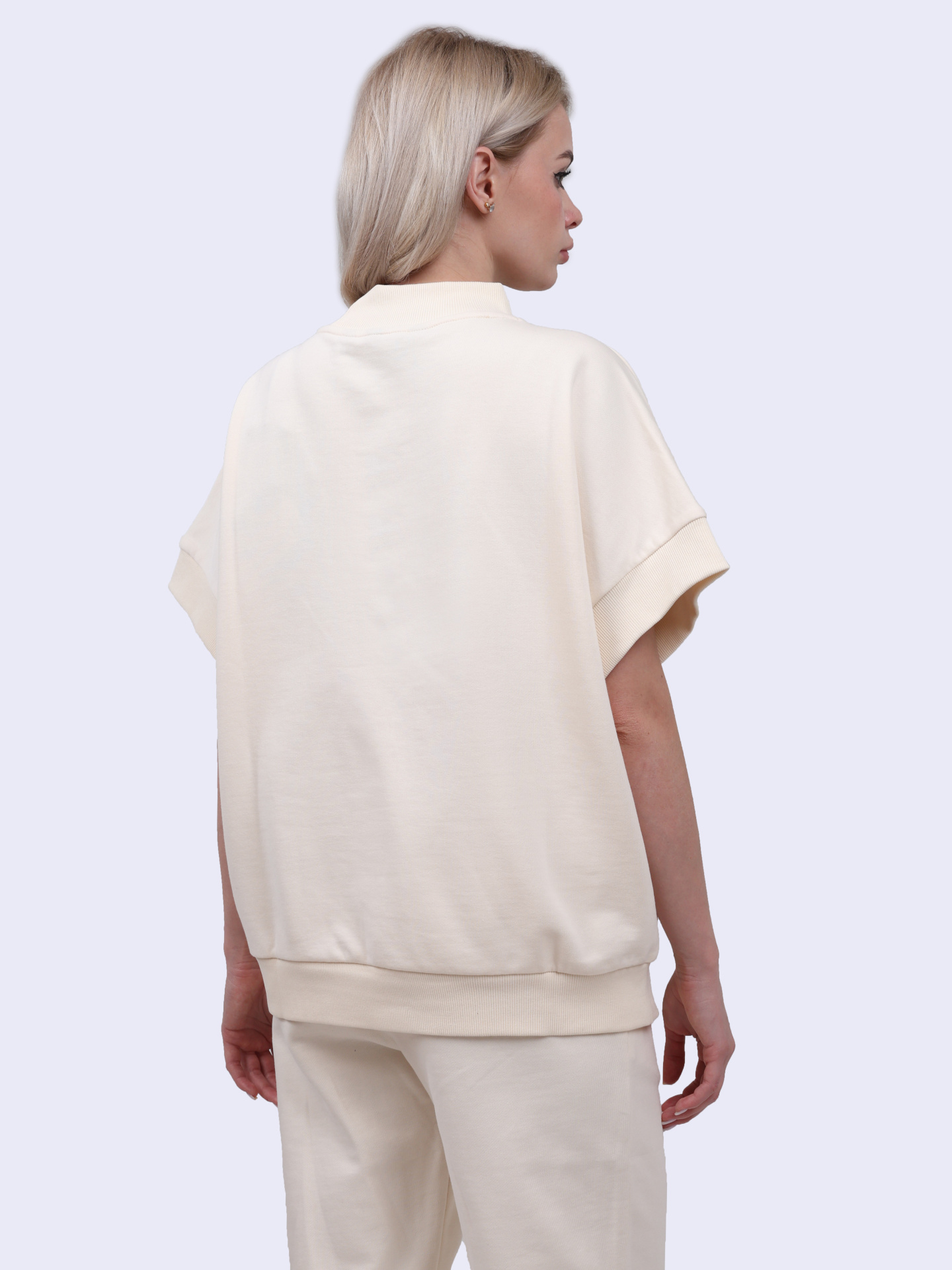 Свитшот Armani Exchange 6DYM73 YJEEZ 1130 белый женский спортивный — купить в интернет-магазине Verdistore