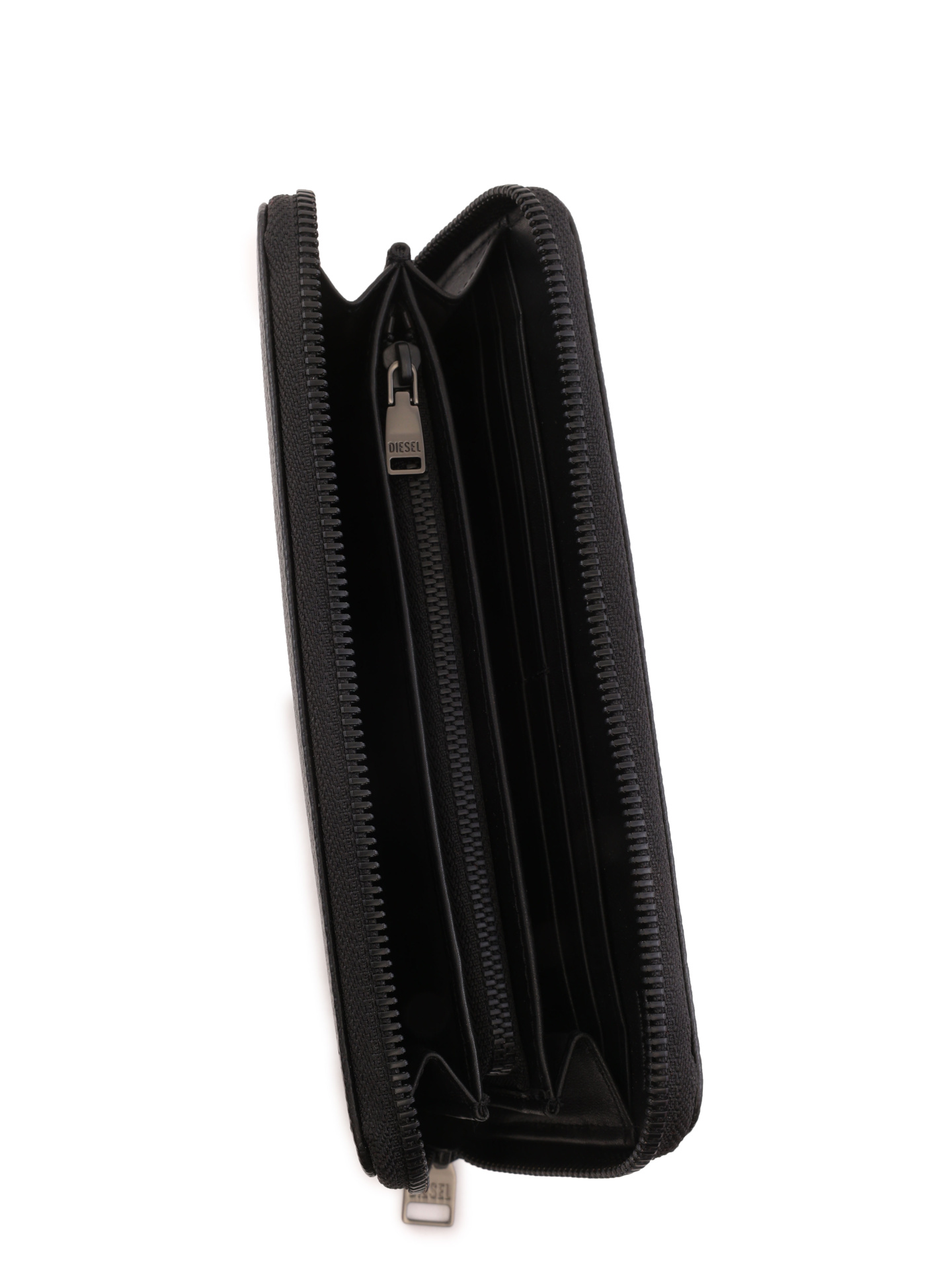 Кошелек Diesel X09015P0685H8278 черный кожаный — купить в интернет-магазине Verdistore