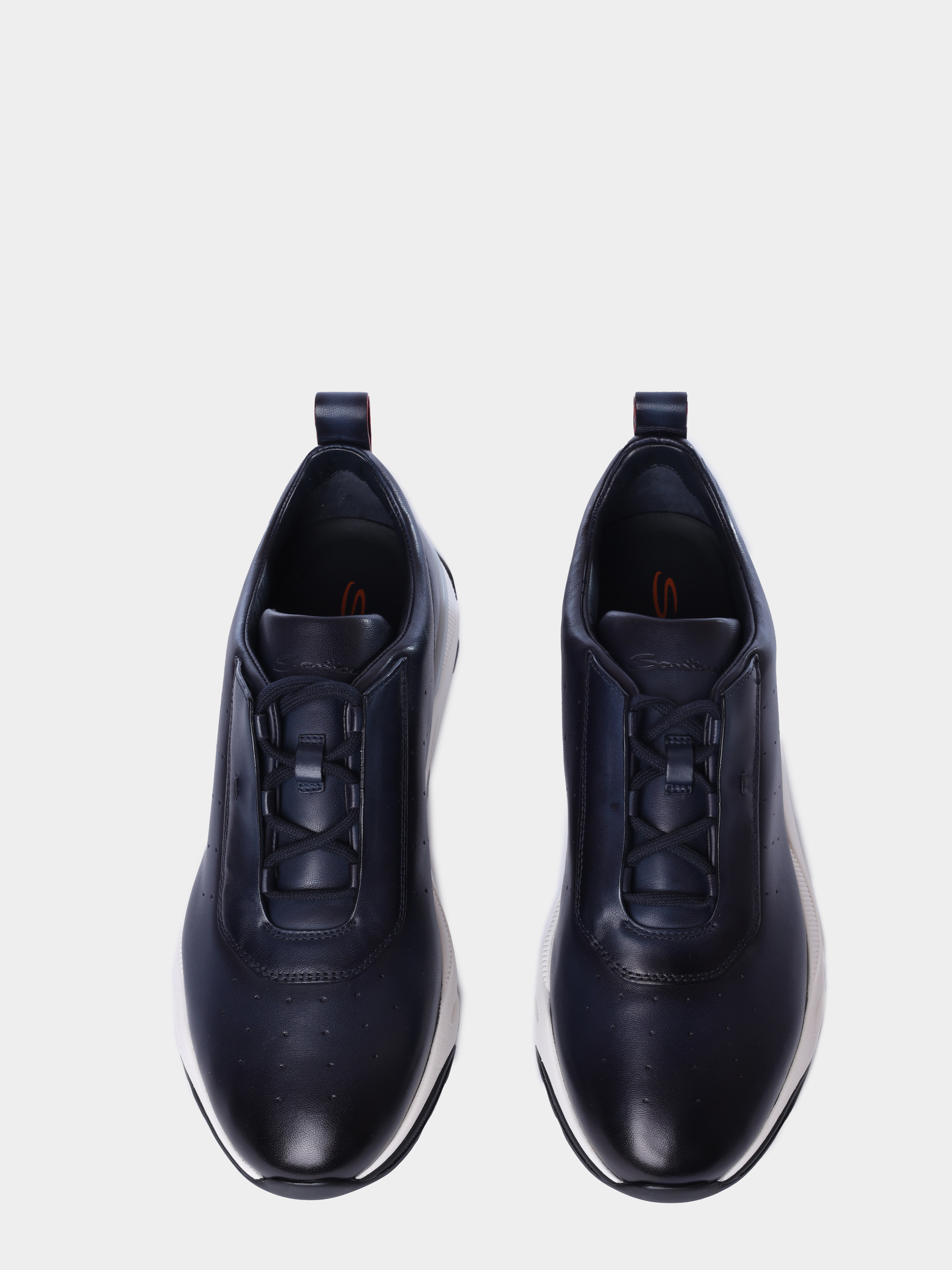 Кроссовки Santoni MBIG22027BINTGONU60 кожаные мужские — купить в интернет-магазине Verdistore