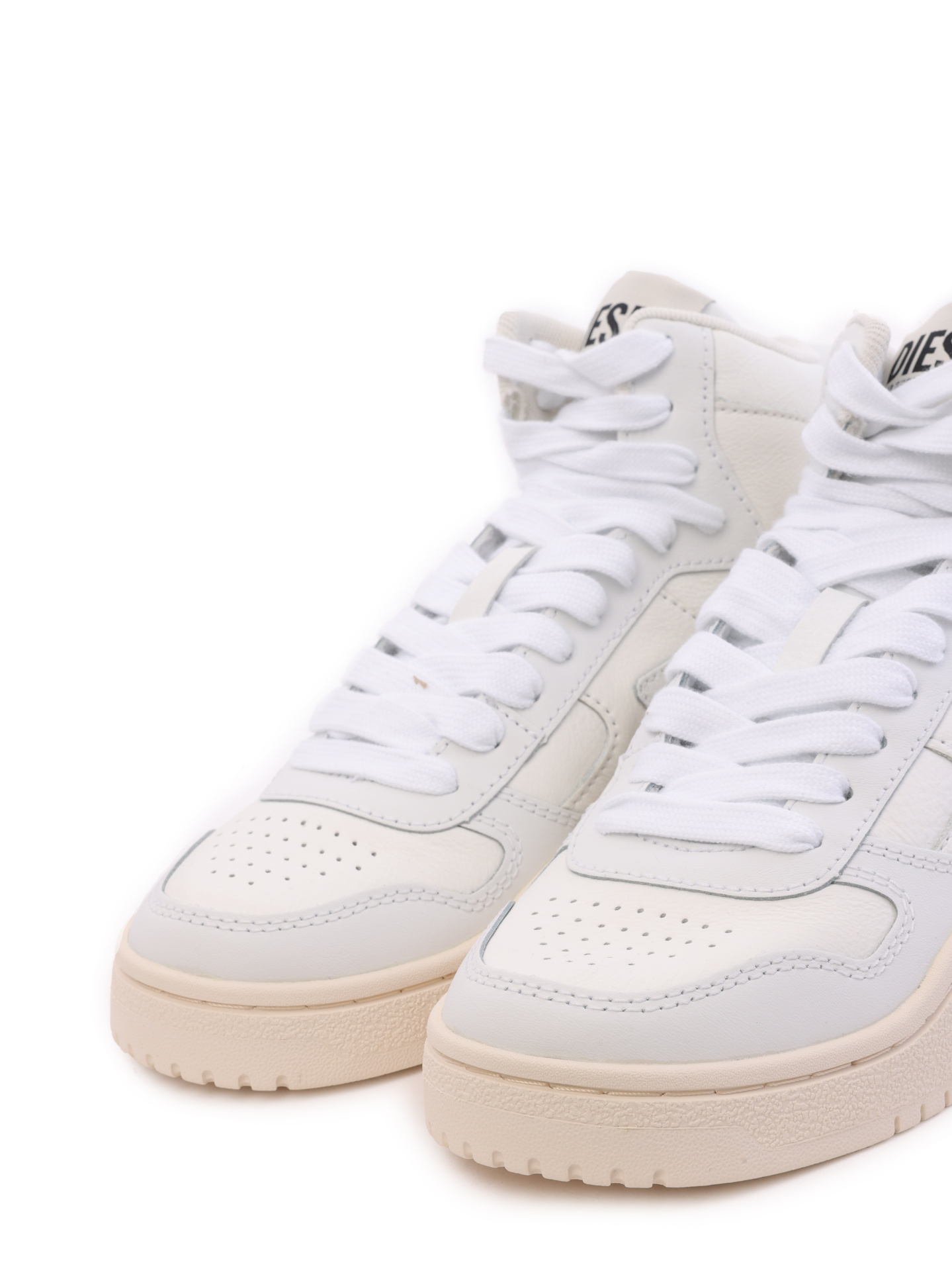Кеды Diesel Y03206P5576T1015 высокие женские из кожи — купить в интернет-магазине Verdistore