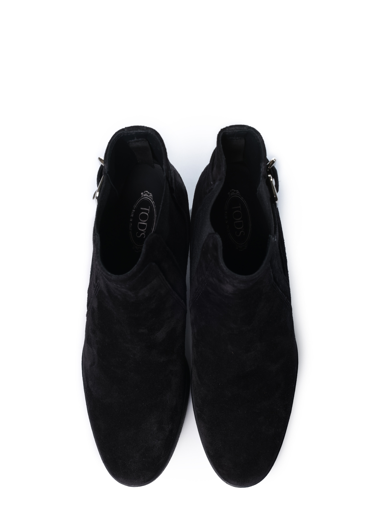 Ботильоны XXW40A0U700BYEB999 черные замшевые на высоком каблуке — купить в интернет-магазине Verdistore