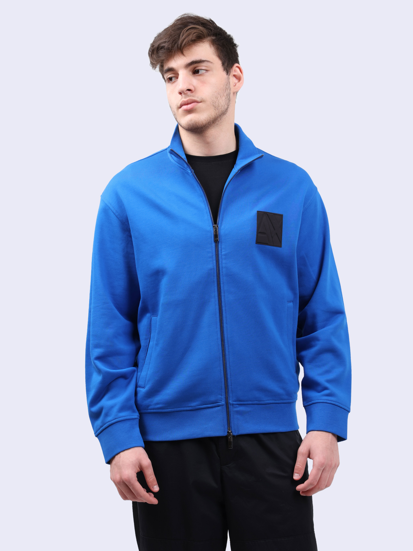 Мастерка Armani Exchange 6DZMJJ ZJ4XZ 15DS синяя мужская — купить в интернет-магазине Verdistore