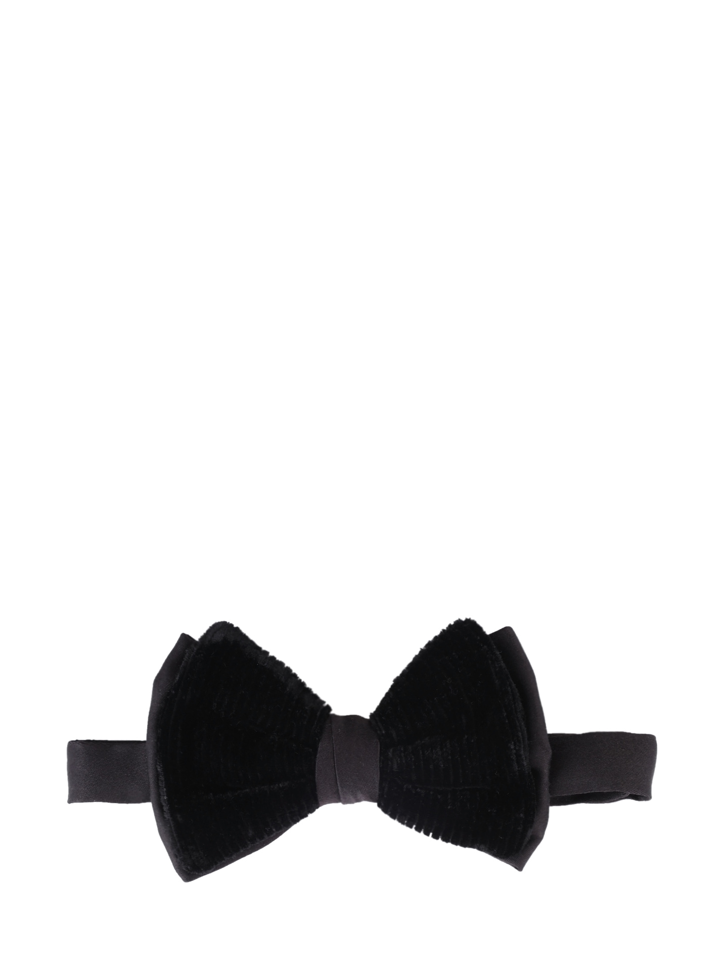 Галстук-бабочка Armani Collezioni 350025 6A382 черный мужской из бархатной ткани  — купить в интернет-магазине Verdistore