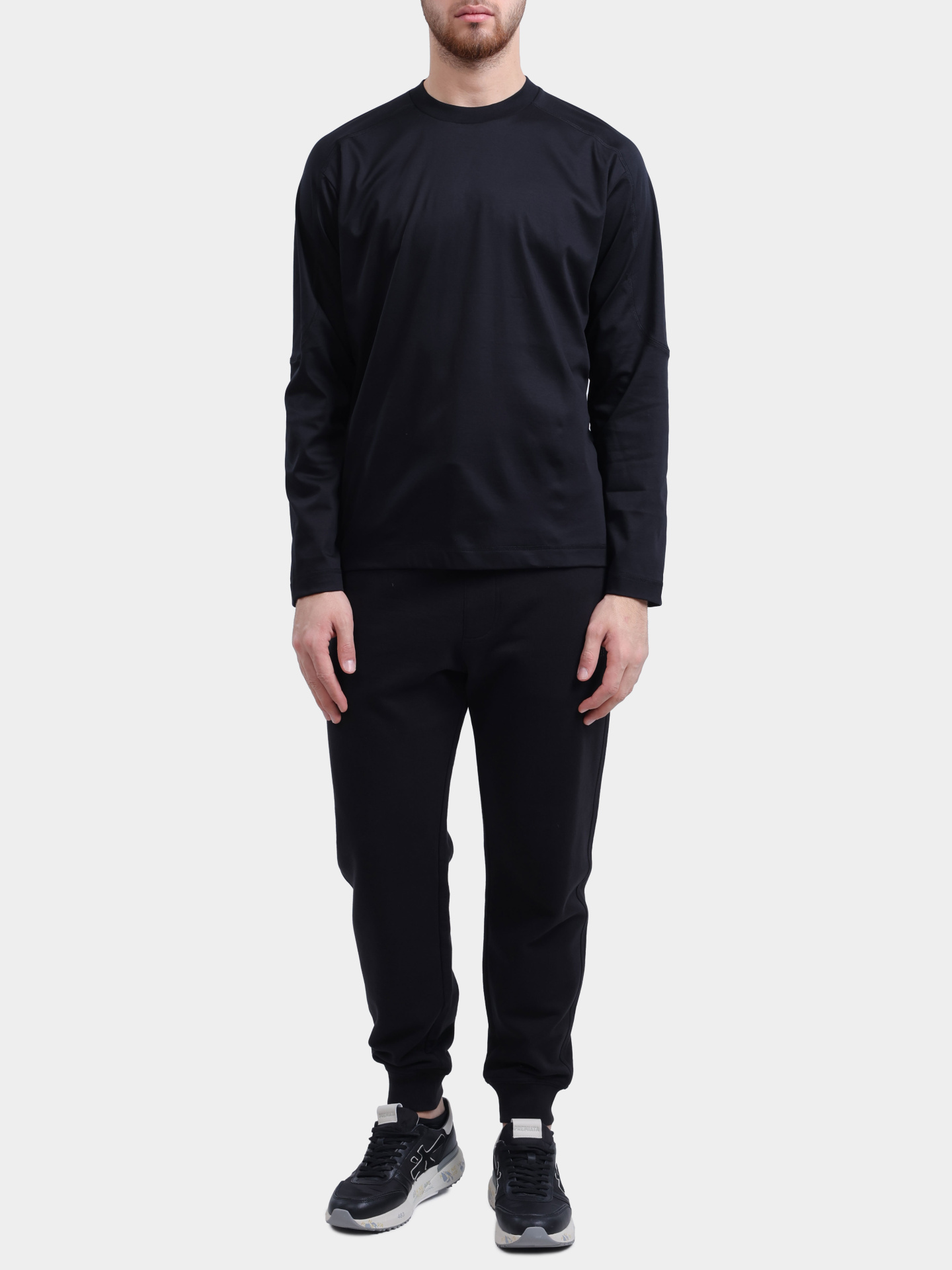 Лонгслив Herno Laminar JG00074UL 52132 9300 черный мужской — купить в интернет-магазине Verdistore