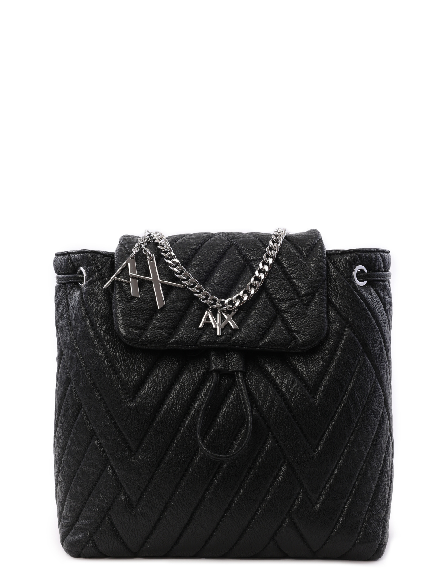 Рюкзак Armani Exchange 942934 2F745 00020 черный женский стеганый — купить в интернет-магазине Verdistore