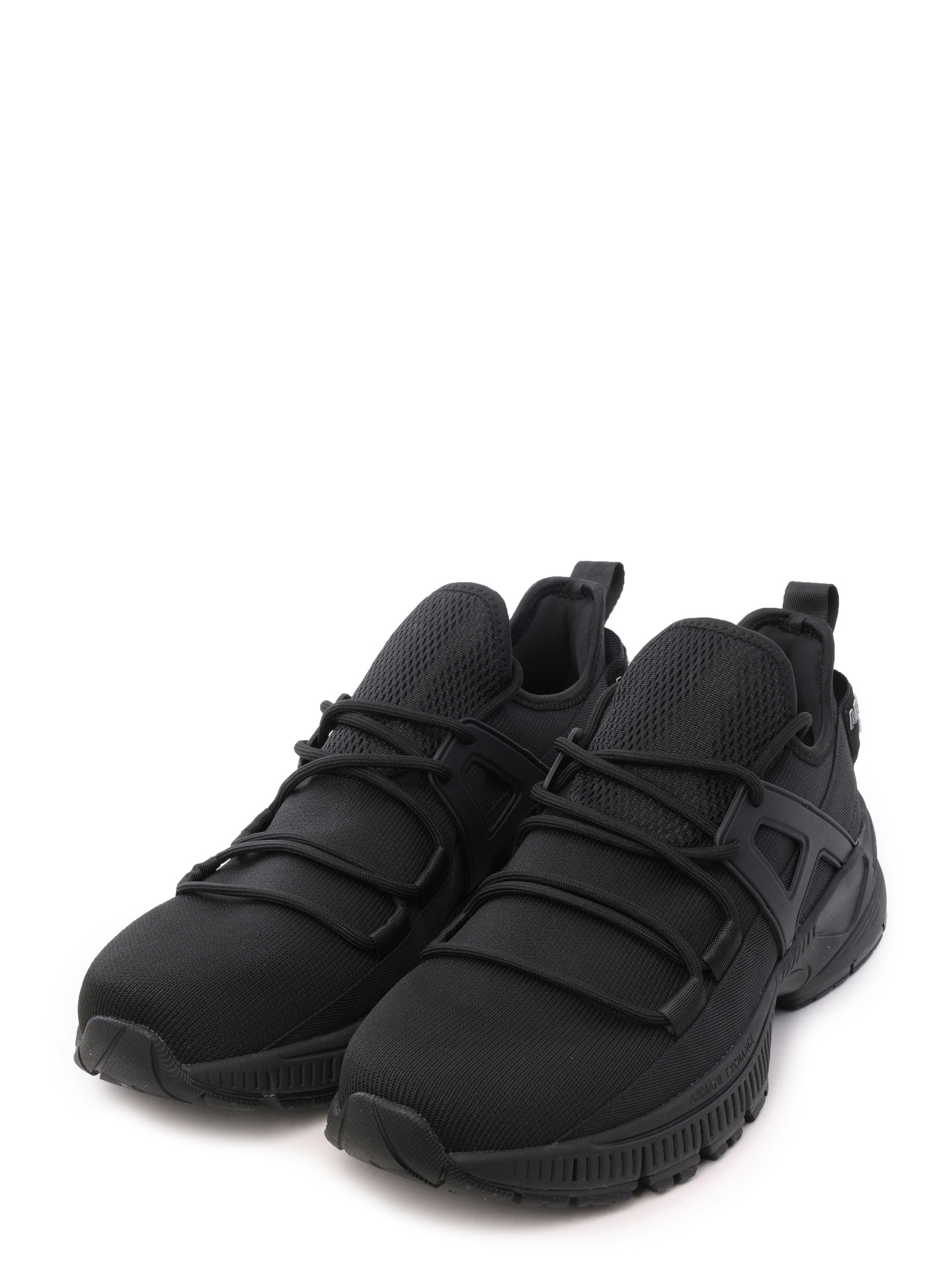 Кроссовки Armani Exchange XUX190 XV777 00002 черные мужские из текстиля — купить в интернет-магазине Verdistore