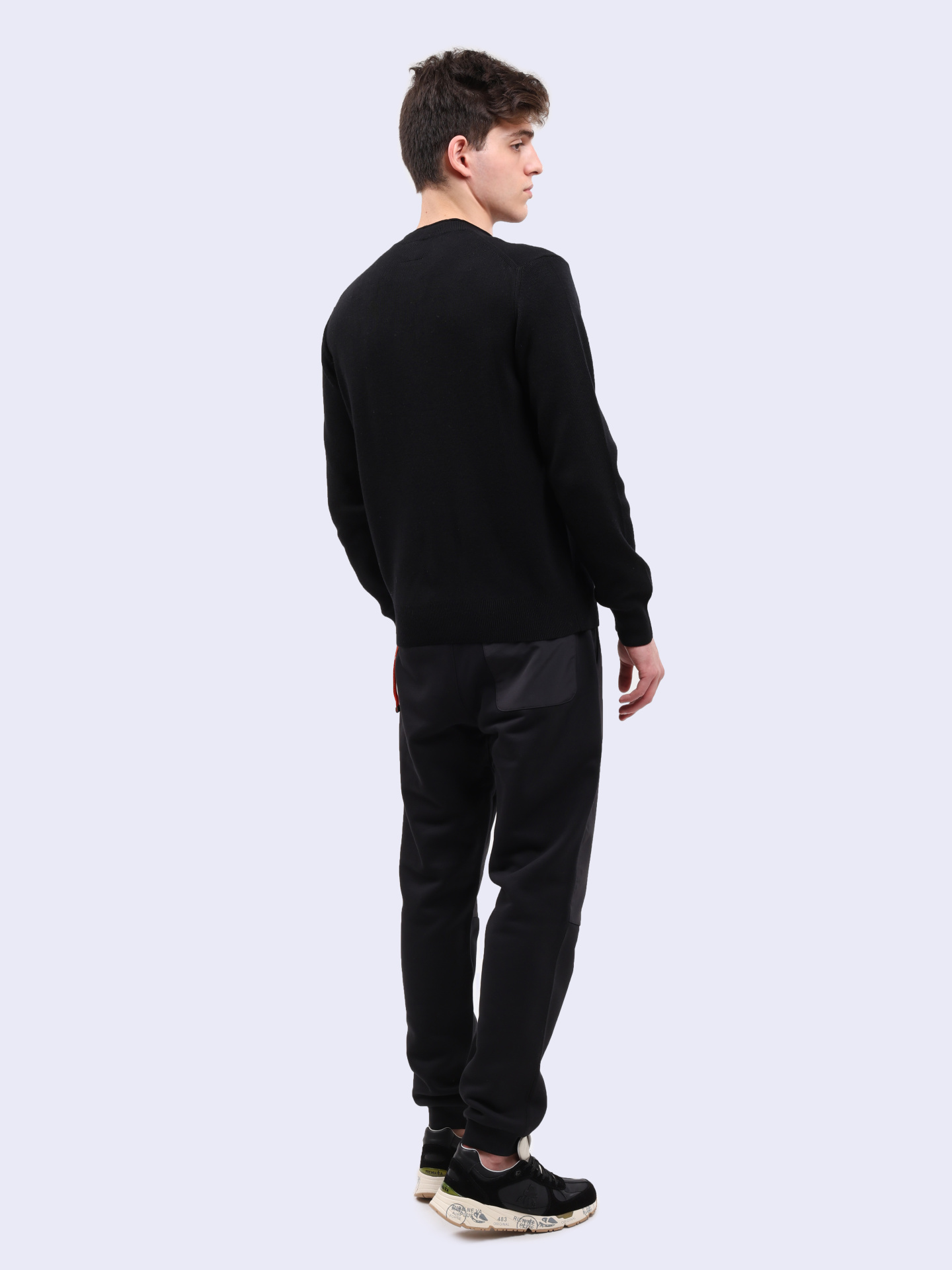 Свитер Parajumpers 24WMPMKNWK01 черный мужской — купить в интернет-магазине Verdistore