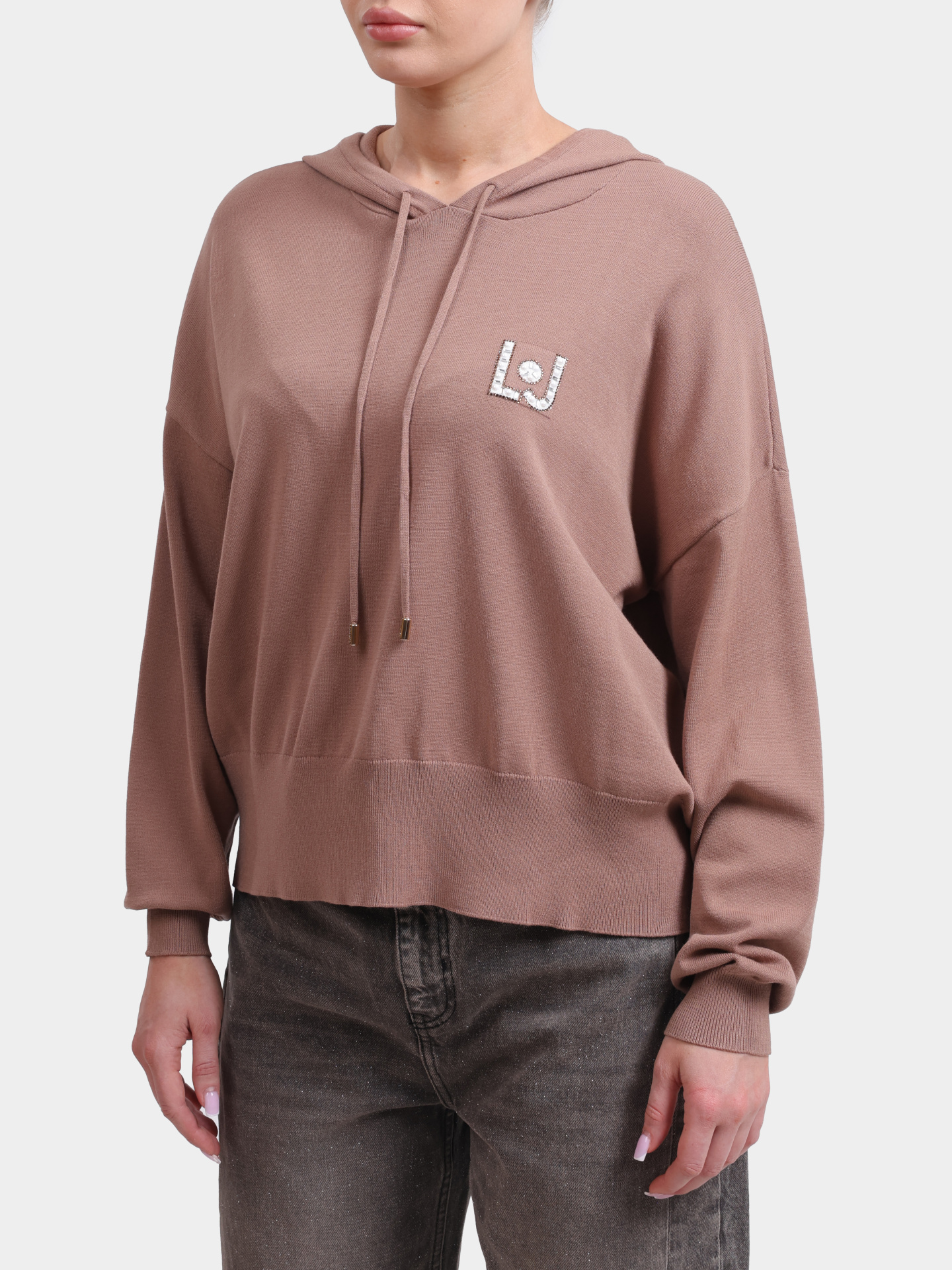 Худи Liu-Jo TF5216 MS63L M9936 коричневое женское — купить в интернет-магазине Verdistore