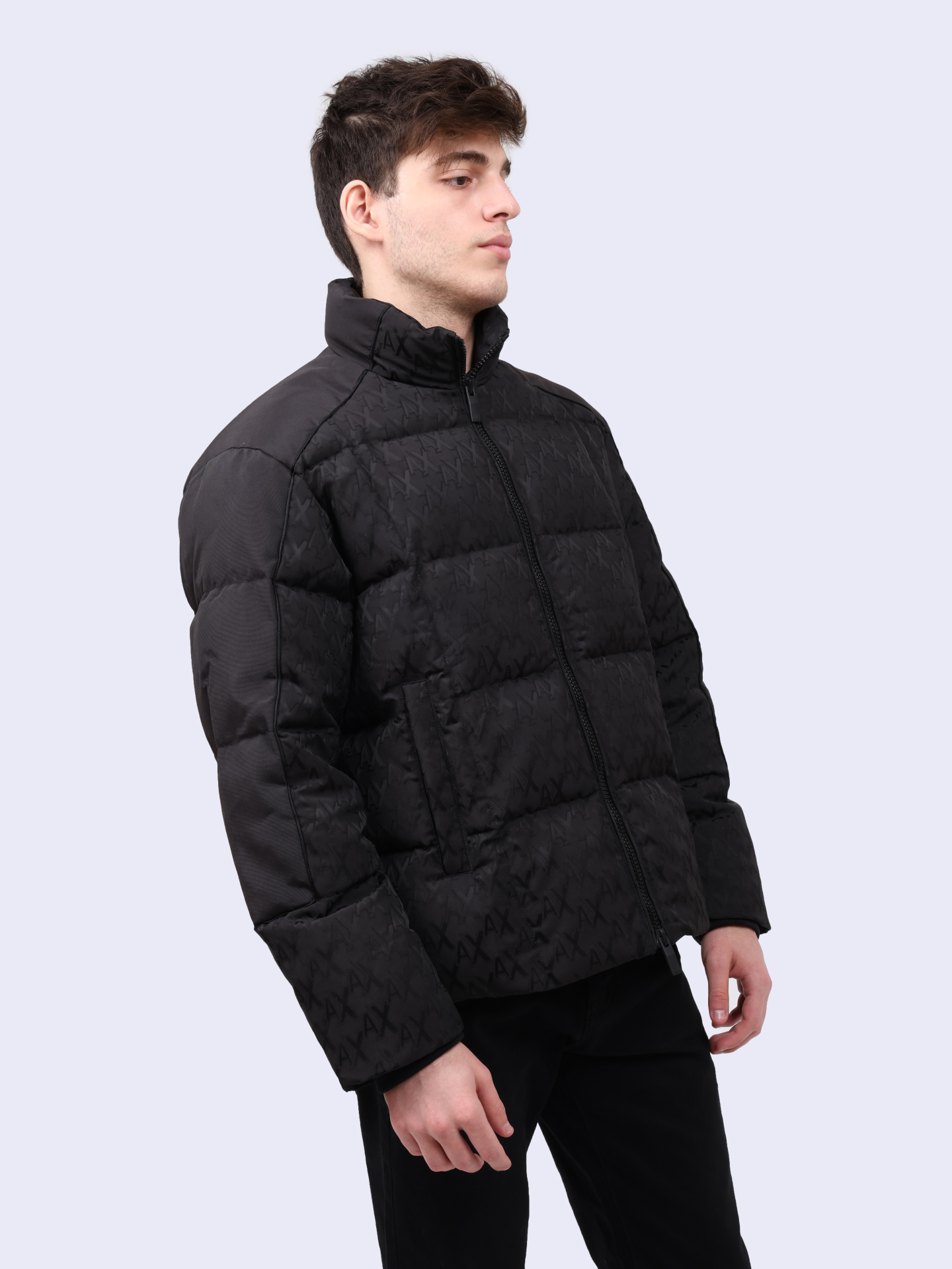 Пуховик Armani Exchange 6DZBL2 ZN5GZ 1200 черный мужской — купить в интернет-магазине Verdistore